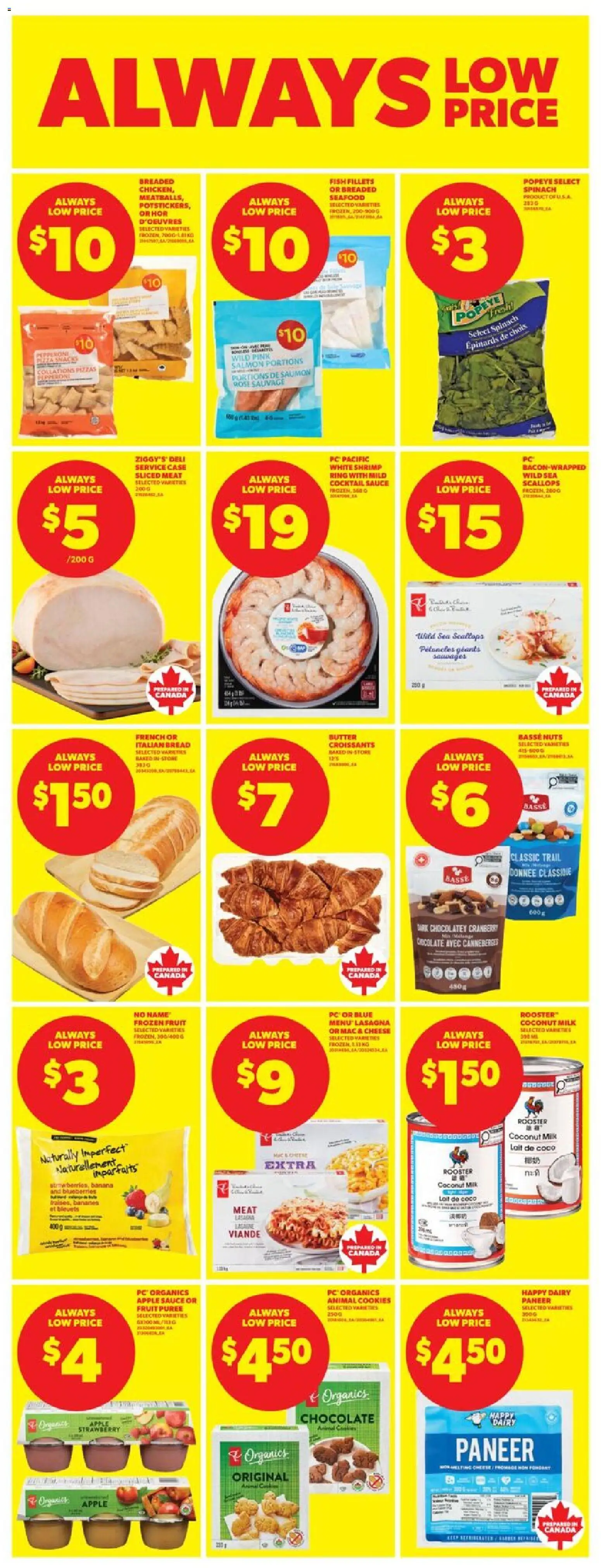 Real Canadian Superstore flyer valid from 23.04.2026 | Page: 22 | Products: Fish, Nuts, Cheese, Bread