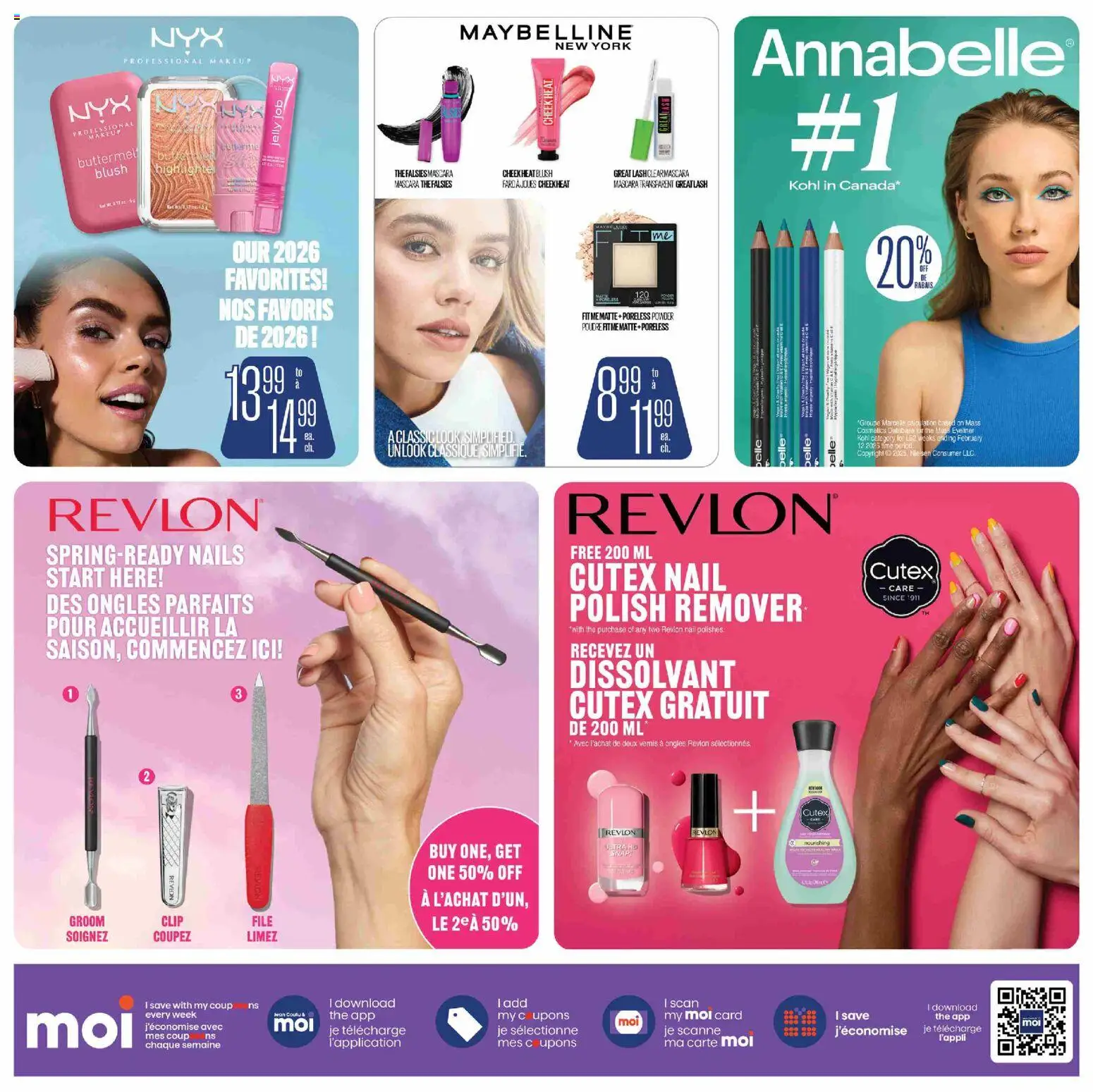 Jean Coutu flyer valid from 30.04.2026 | Page: 6 | Products: Powder, Blush, Mascara, Eyeliner