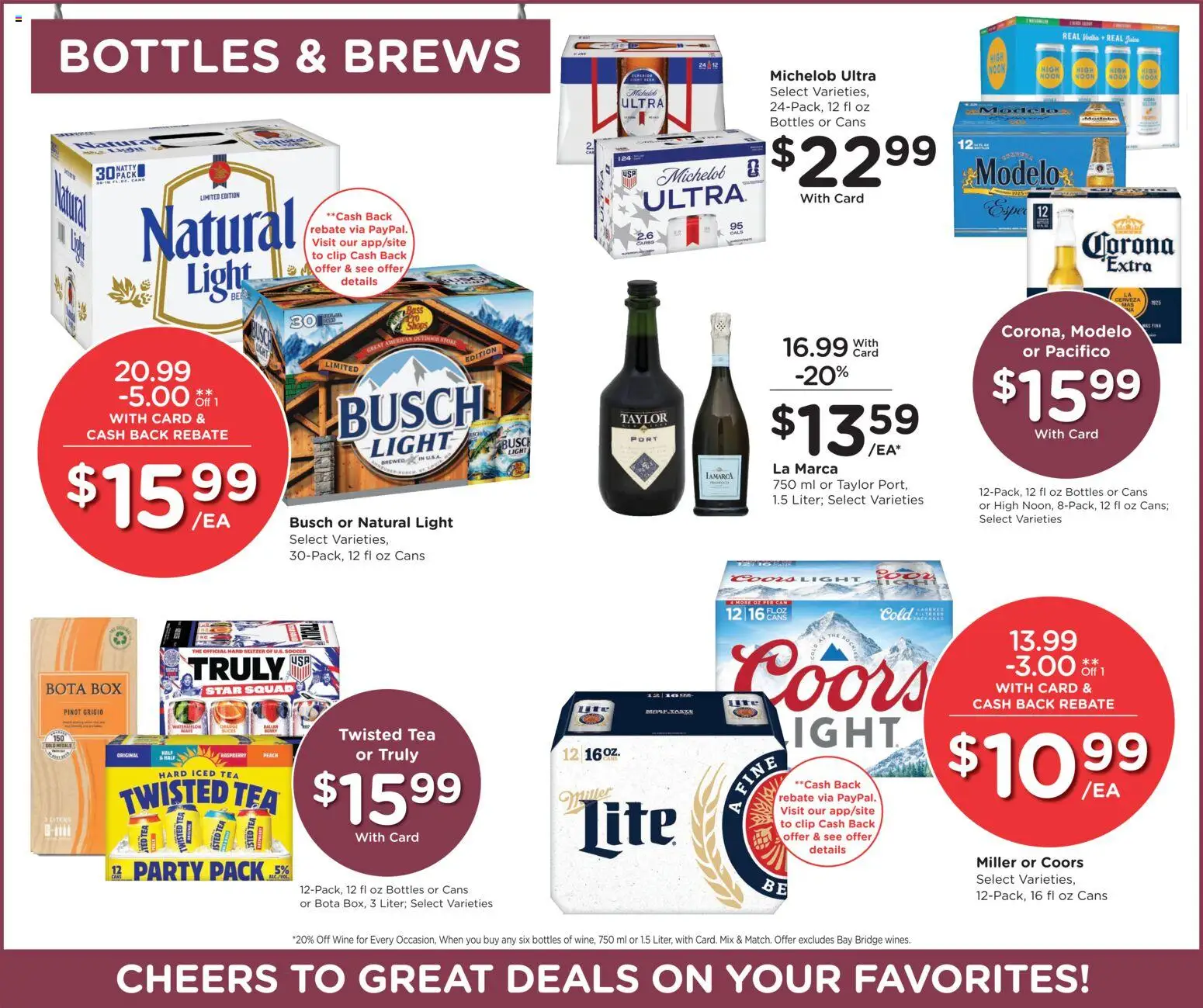 Smith's Weekly Ad - ID - valid from 08.04.2026 | Page: 14 | Products: Box, Wine, Tea, Peach