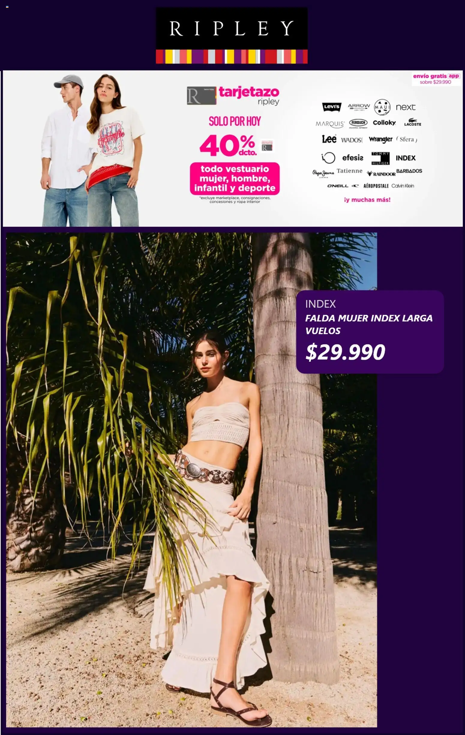 Ripley ofertas  │ válido desde el 23.10.2025 | Página: 3 | Productos: Falda, Sobre, Ropa, Ropa interior