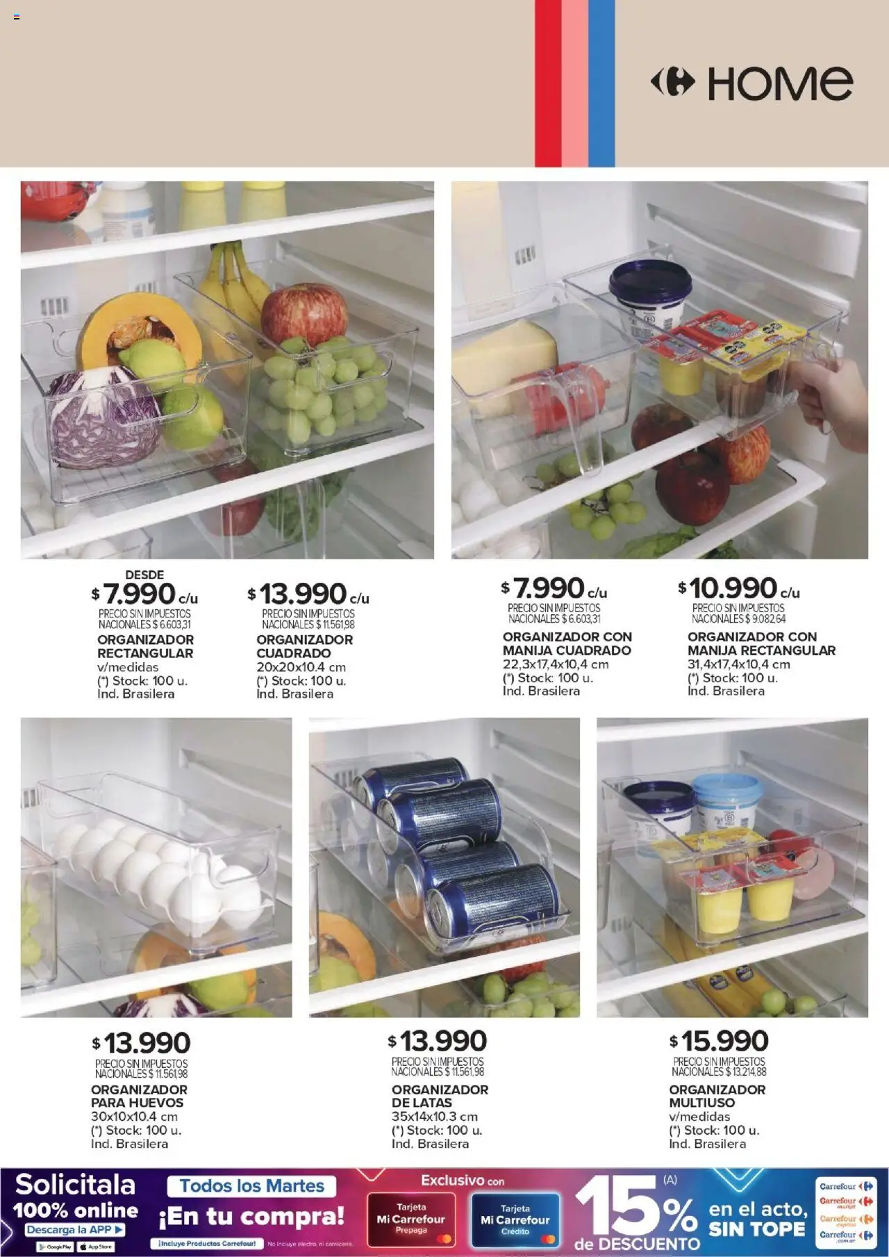 Carrefour Deco Hogar │ válido desde el 13.05.2025 | Página: 13 | Productos: Organizador, Huevos