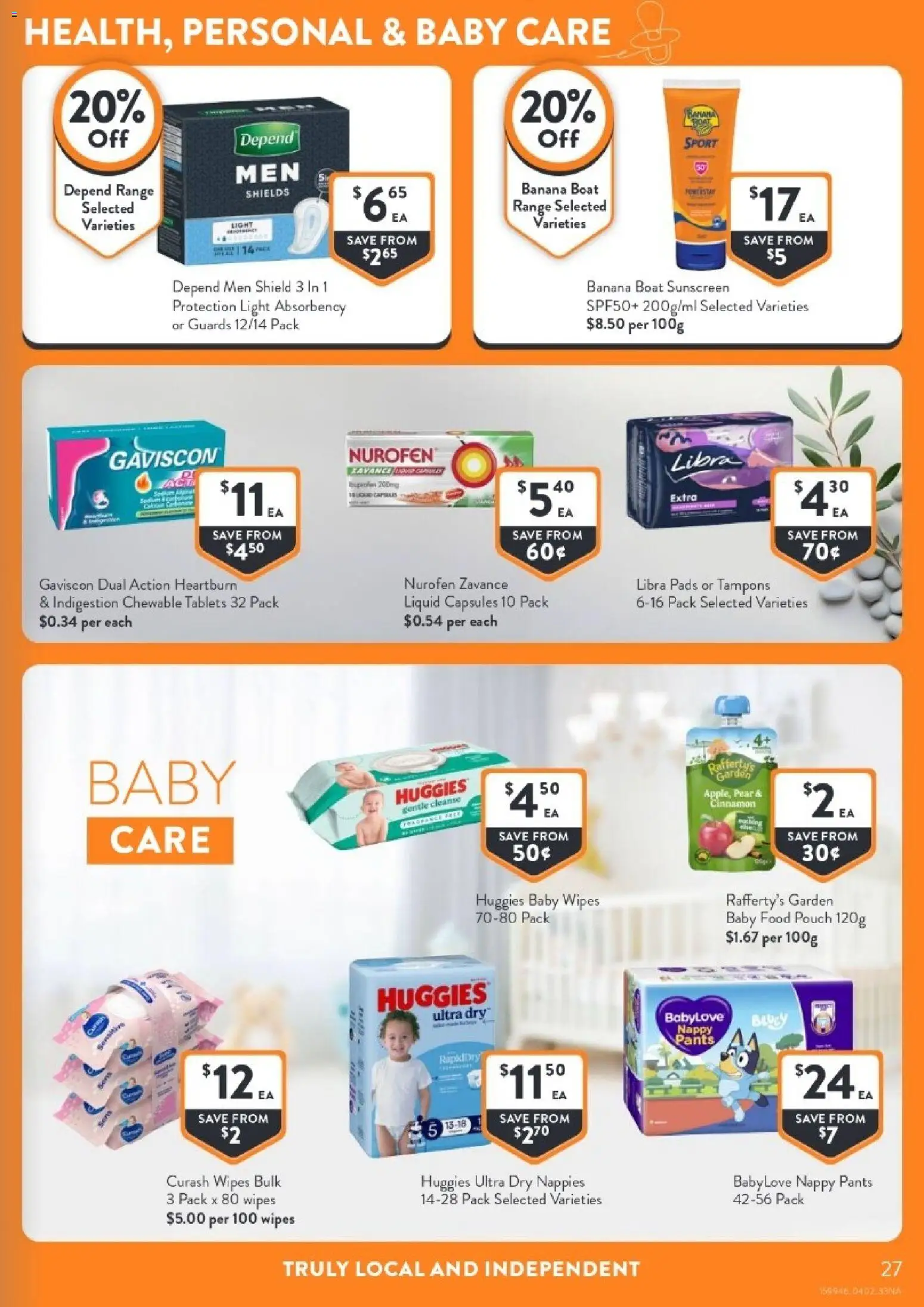 Foodworks catalogue - valid from 04.02.2026 | Page: 27 | Products: Light, Baby food, Pear, Tablets