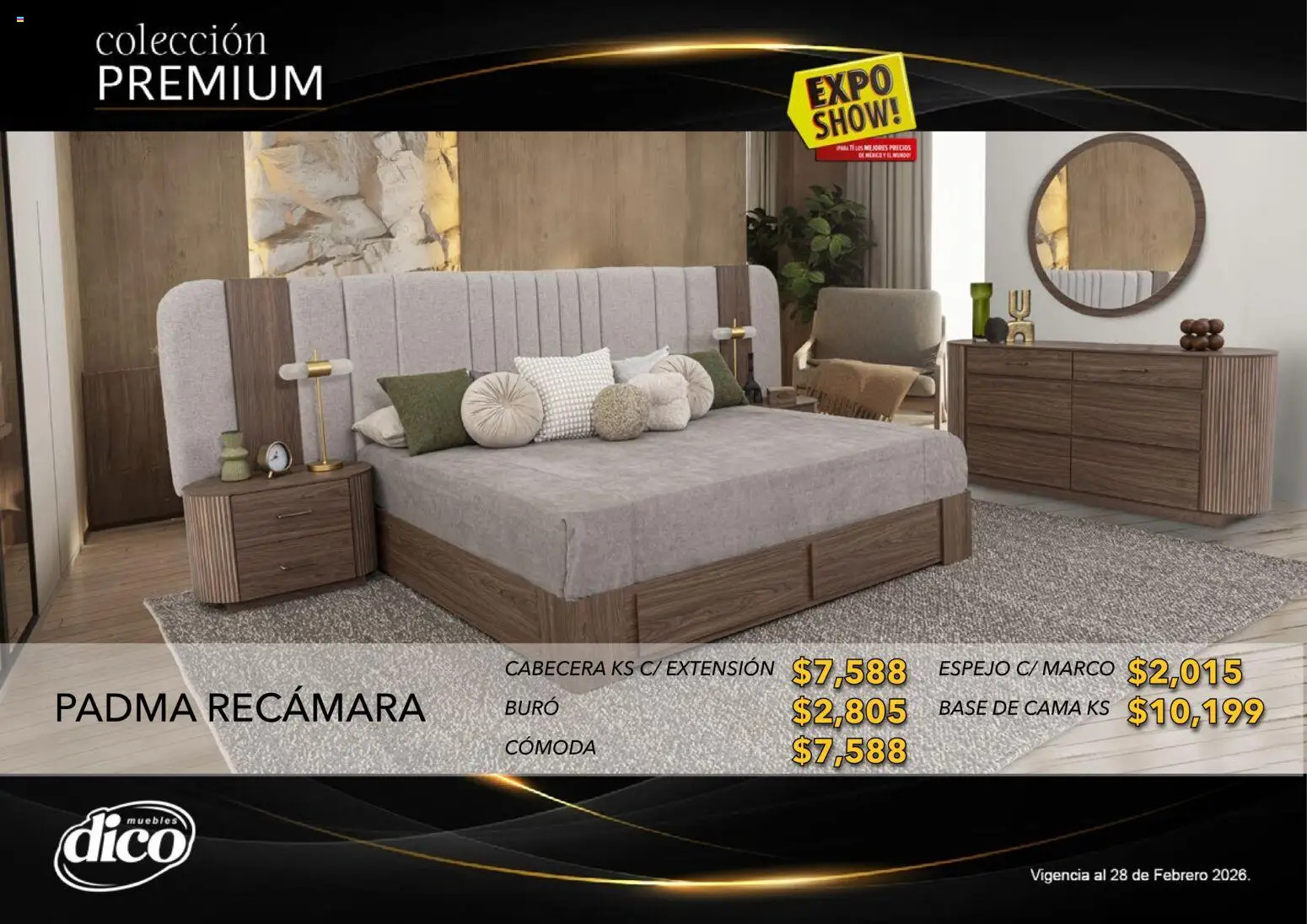 Nuevas ofertas de Muebles Dico válidas en toda la República Mexicana desde el 10.02.2026. ¡Encuentra las mejores ofertas en Muebles Dico catálogo Colección Premium! | Página: 2