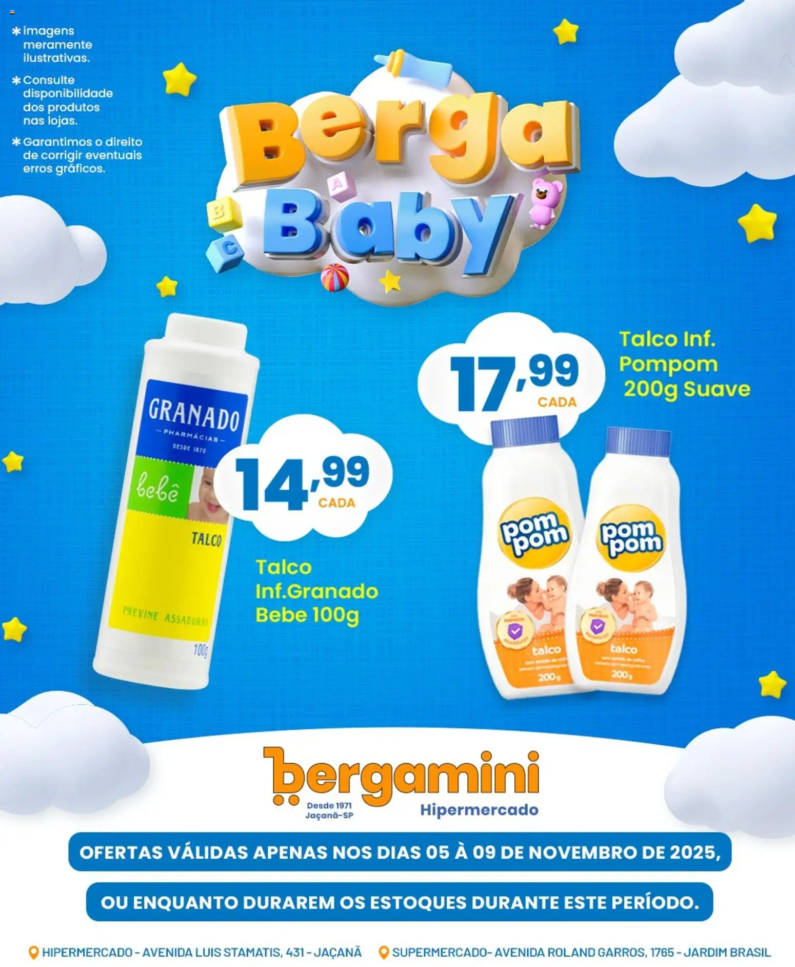 Supermercado Bergamini Folheto - válido de 05.11.2025 | Página: 7 | Produtos: Talco