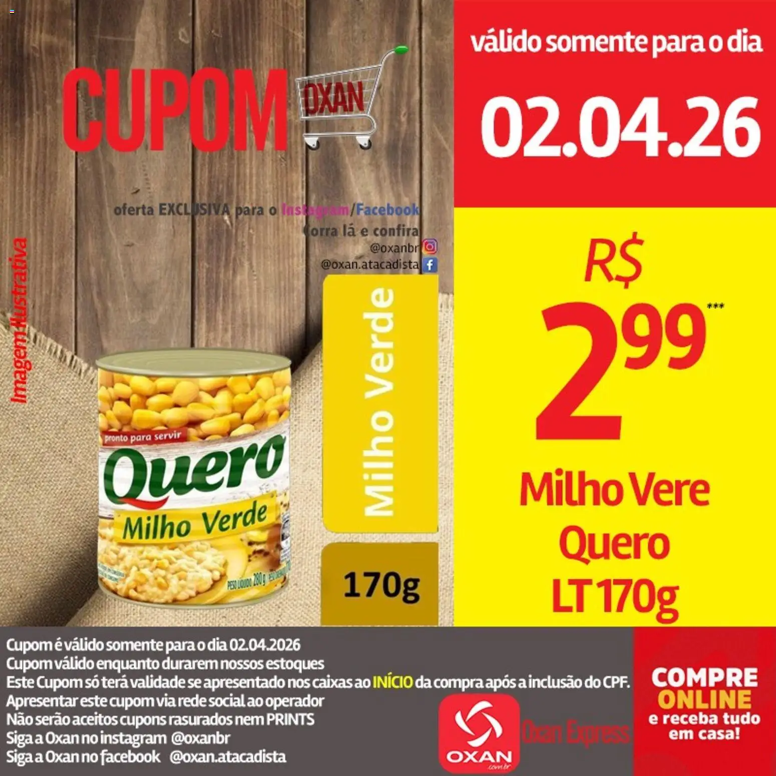 Oxan Atacadista Folheto - válido de 02.04.2026 | Página: 18 | Produtos: Milho verde