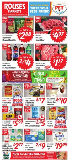 Preview of Rouses weekly ads valid from 29.04.2026