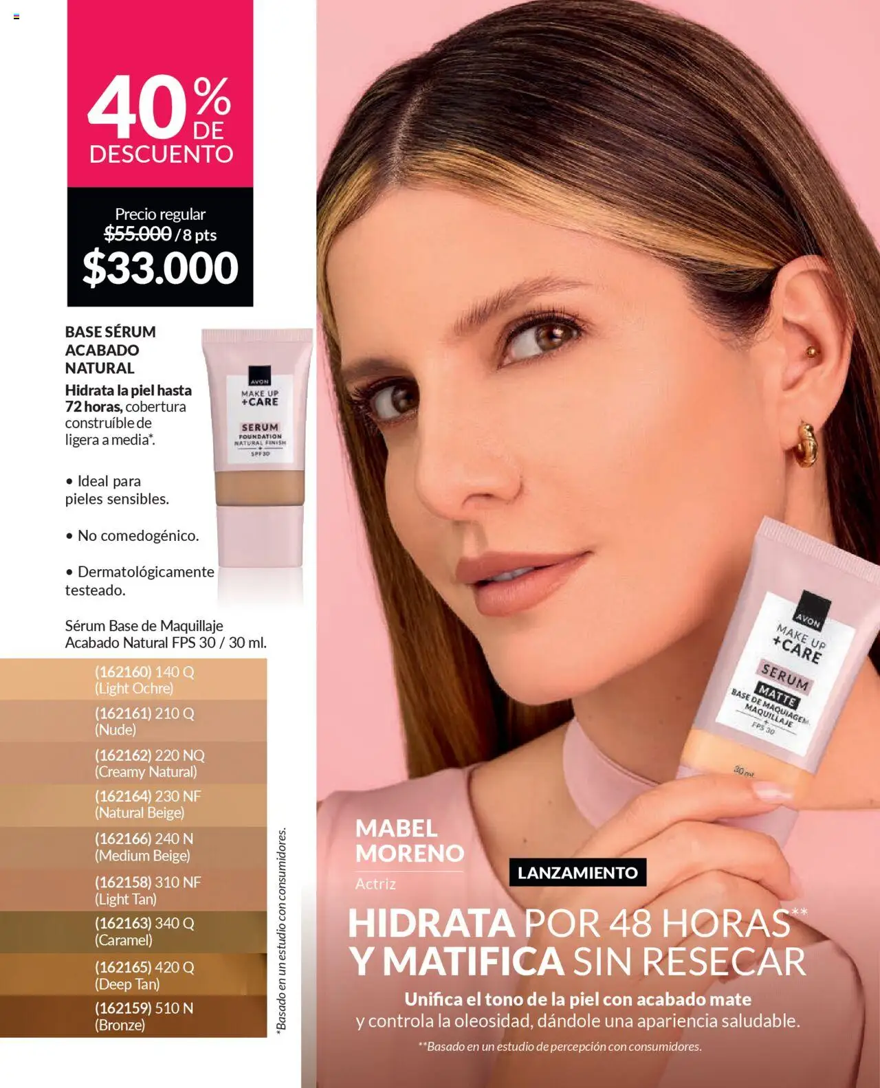 Avon revista - valida desde el 12.09.2025 | Página: 31 | Productos: Base de maquillaje, Serum, Maquillaje