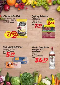 Dia promoções - Pré-Visualização do folheto da loja Dia, válido de 12.12.2025 | Página: 7 | Produtos: Pão, Sabonete, Vodka, Bandeja