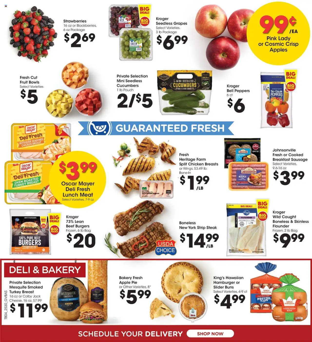 Kroger Weekly Ad - valid from 27.08.2025 | Page: 9 | Products: Bakery, Peppers, Apples, Oven