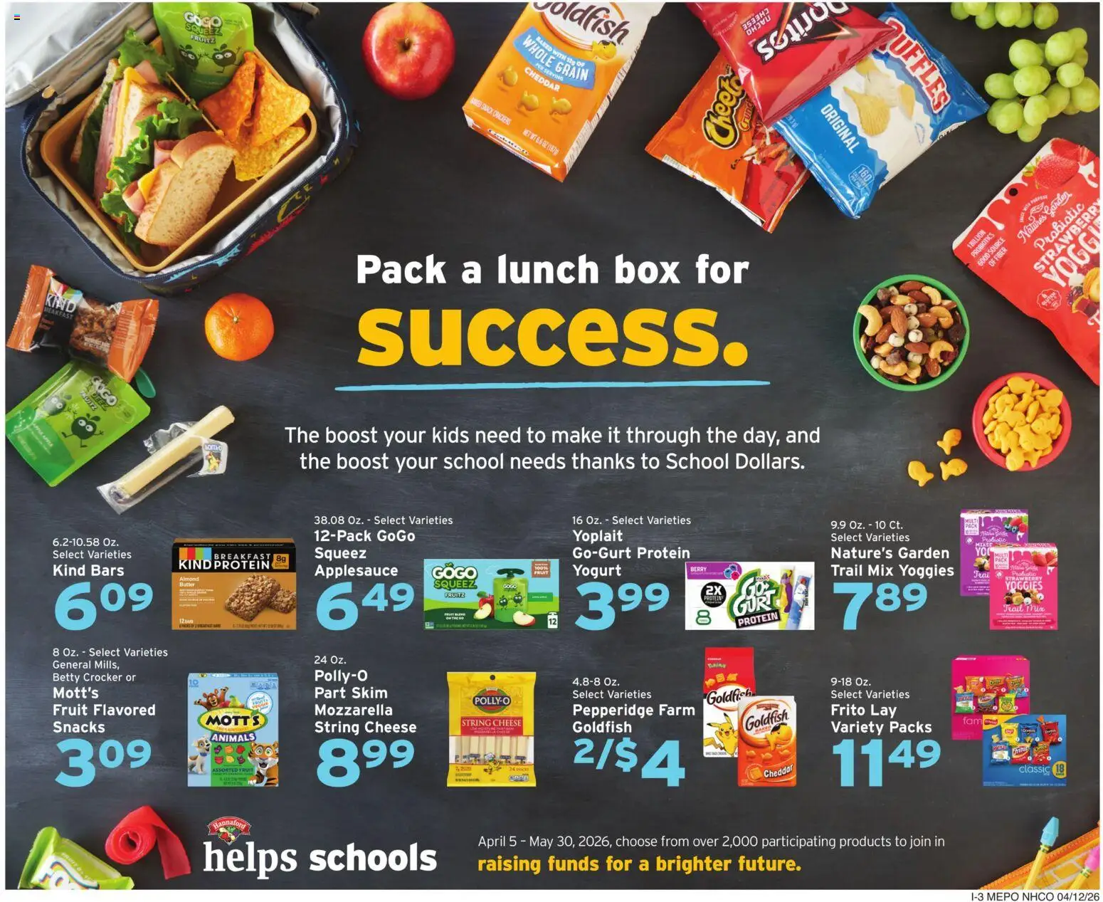 Hannaford Weekly Ad - valid from 12.04.2026 | Page: 11 | Products: Box, Butter, Cheese, Yogurt