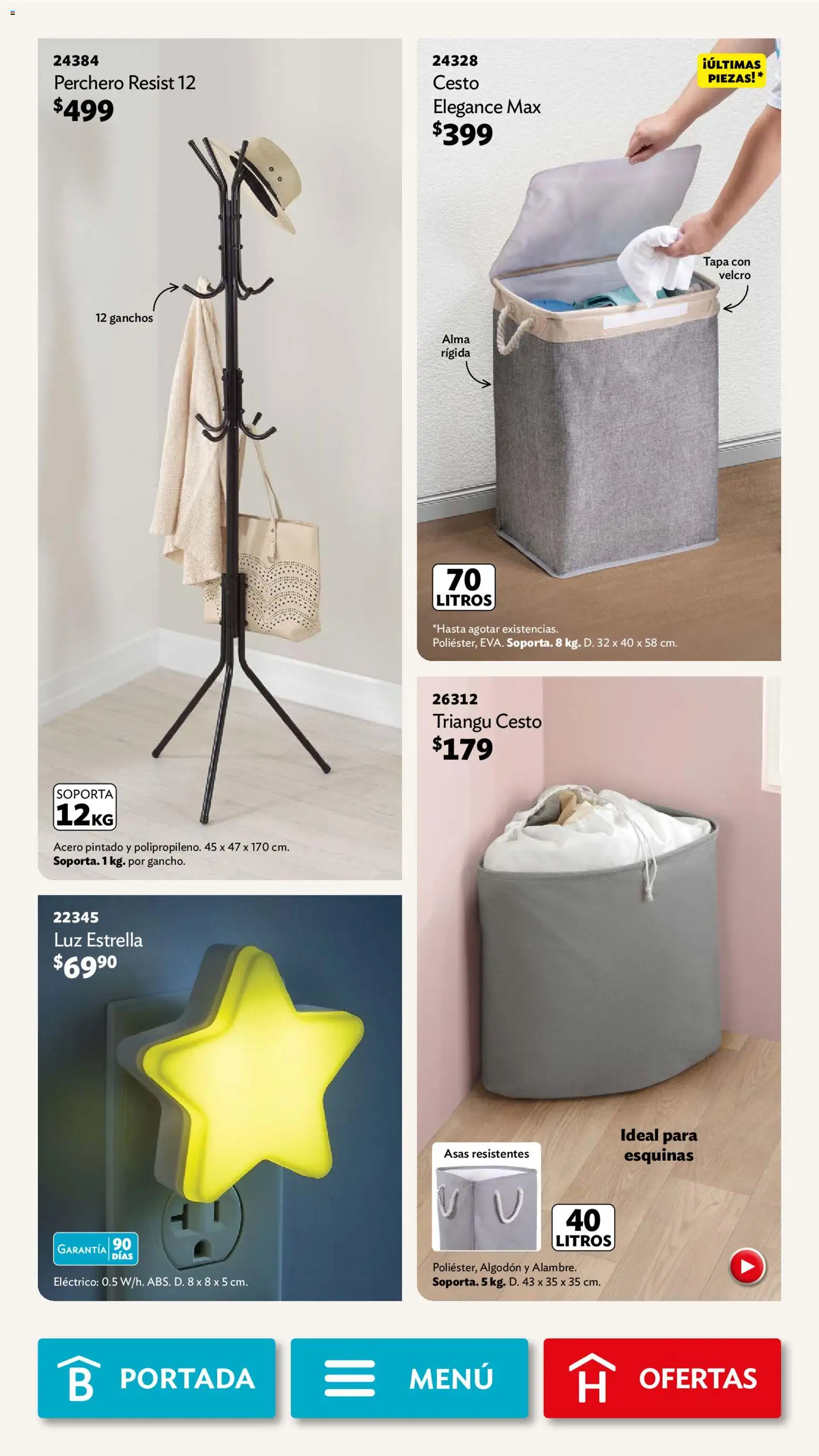 Nuevas ofertas de Betterware válidas en toda la República Mexicana desde el 04.05.2026. ¡Encuentra las mejores ofertas en Betterware campaña 5 2026! | Página: 18 | Productos: Algodón, Perchero