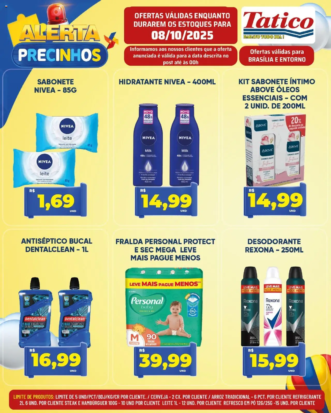 Tatico Folheto - válido de 09.10.2025 | Página: 41 | Produtos: Pó, Desodorante, Rexona, Fraldas