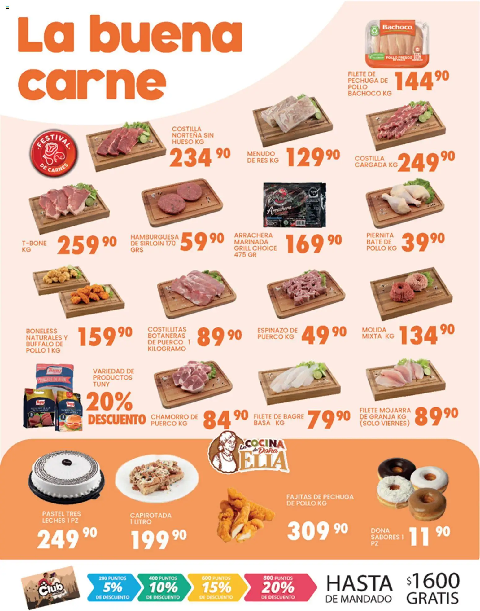 Nuevas ofertas de Alsuper válidas en toda la República Mexicana desde el 13.03.2026. ¡Encuentra las mejores ofertas en Alsuper folleto Chihuahua-Estado! | Página: 2 | Productos: Pollo, Pastel, Res, Cocina