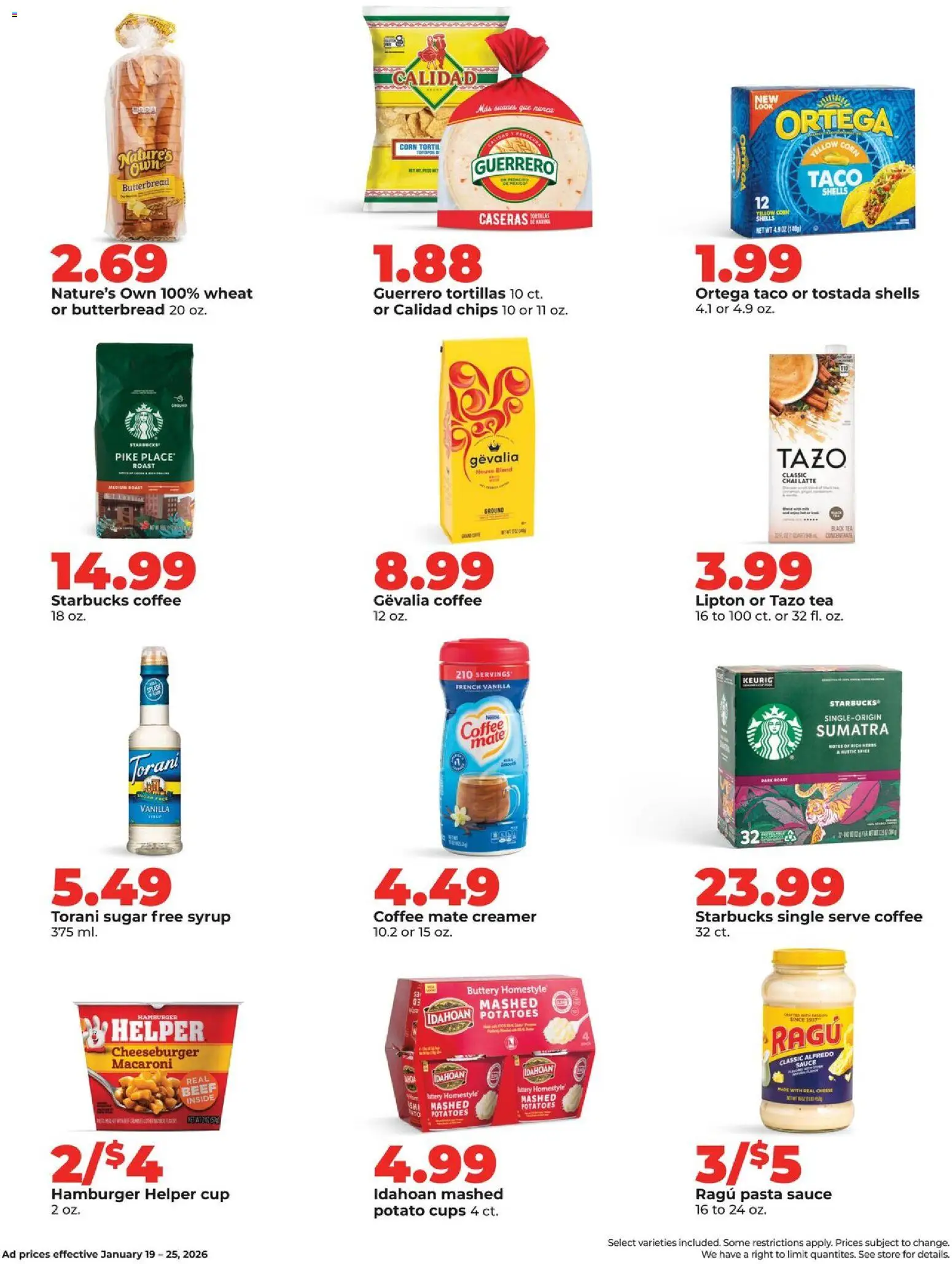 HyVee Weekly Ad - valid from 19.01.2026 | Page: 23 | Products: Cheese, Coffee, Chips, Sugar