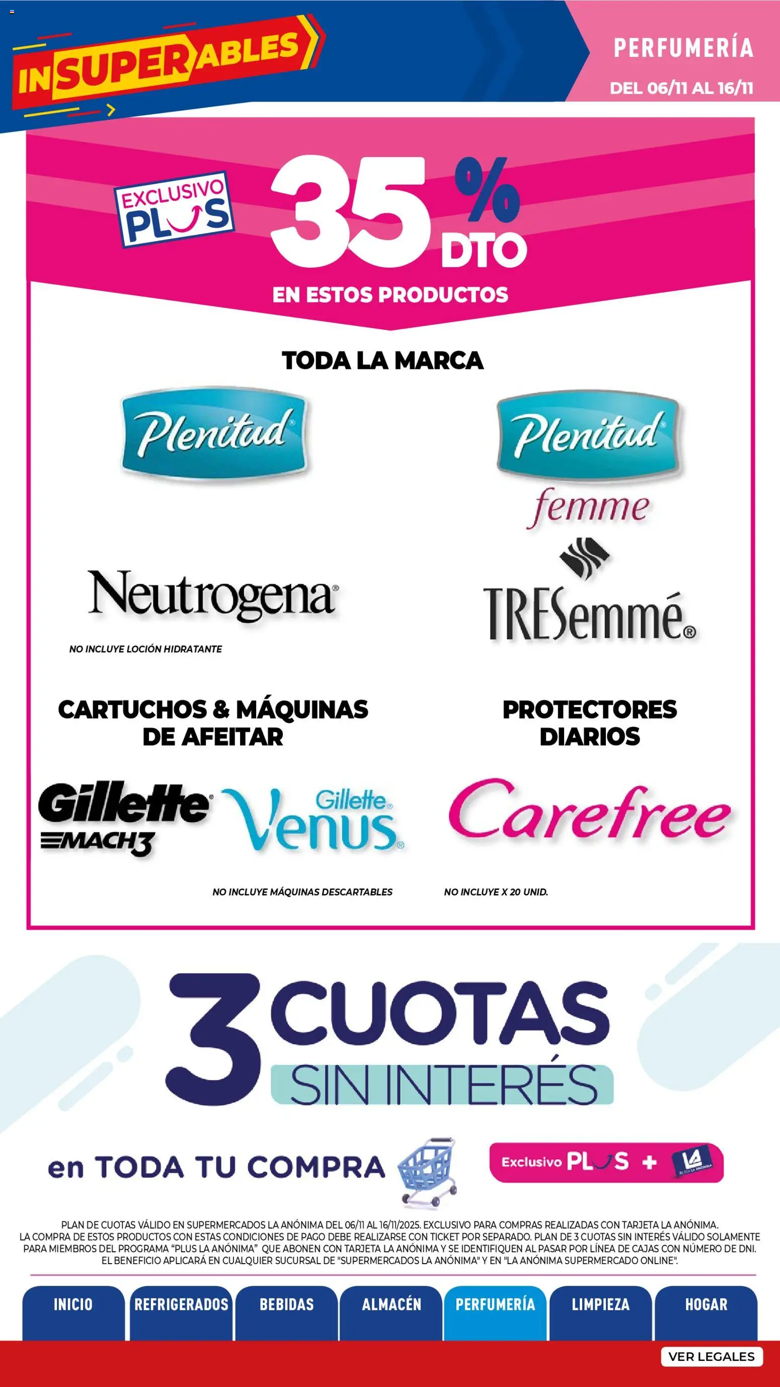 La Anonima catálogo │ válido desde el 06.11.2025 | Página: 30 | Productos: Loción