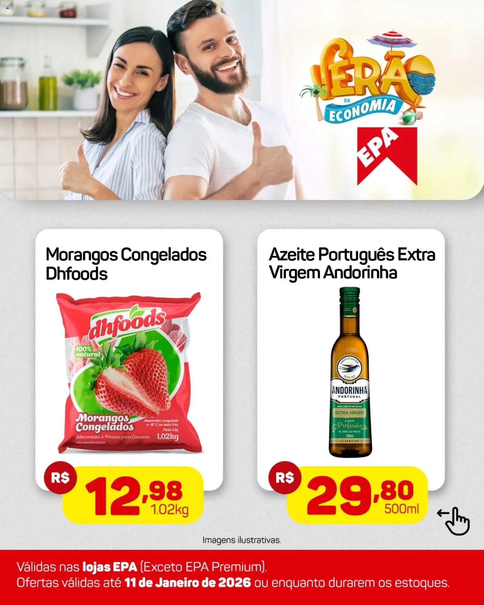 EPA Folheto - válido de 05.01.2026 | Página: 2 | Produtos: Morangos, Azeite