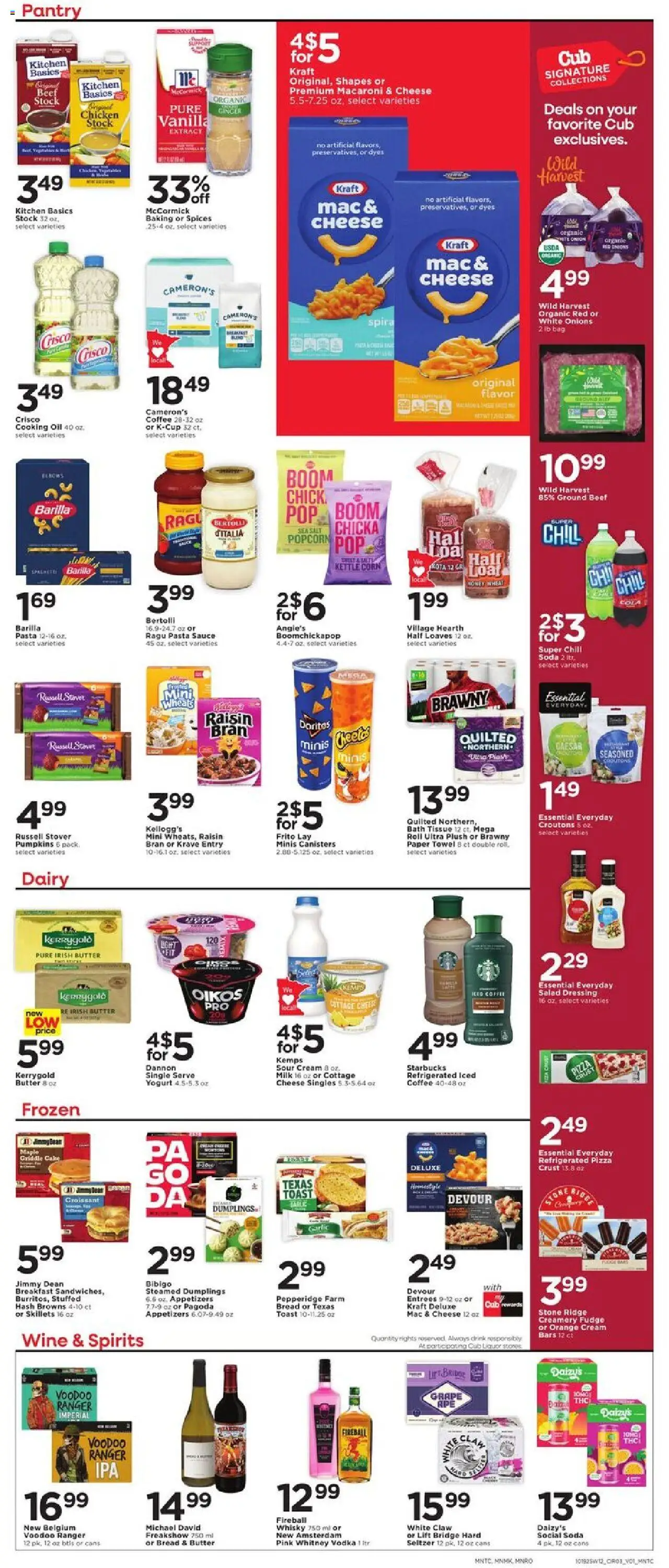 Cub Foods Weekly Ad - valid from 19.10.2025 | Page: 5 | Products: Yogurt, Bread, Coffee, Bag
