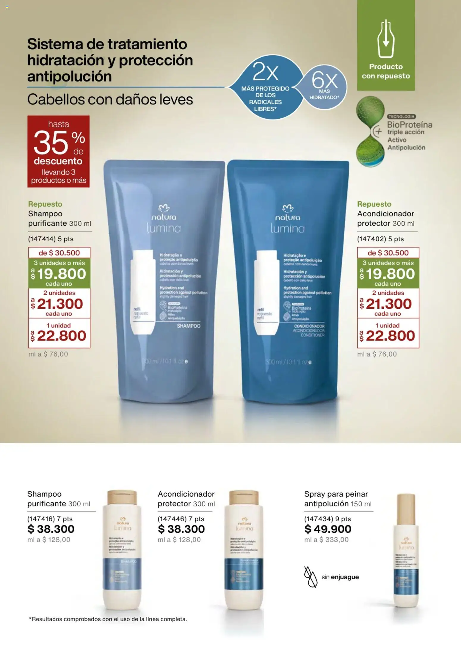 Natura revista - valida desde el 02.01.2026 | Página: 129 | Productos: Shampoo, Acondicionador
