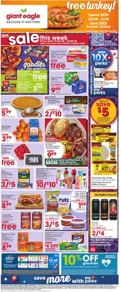 Preview of Giant Eagle weekly ads valid from 23.10.2025 | Page: 1