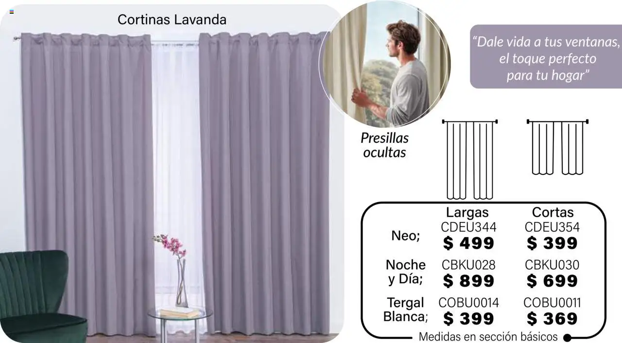 Nuevas ofertas de Colchas Concord válidas en toda la República Mexicana desde el 01.08.2025. ¡Encuentra las mejores ofertas en Colchas Concord - Catálogo! | Página: 804 | Productos: Cortinas