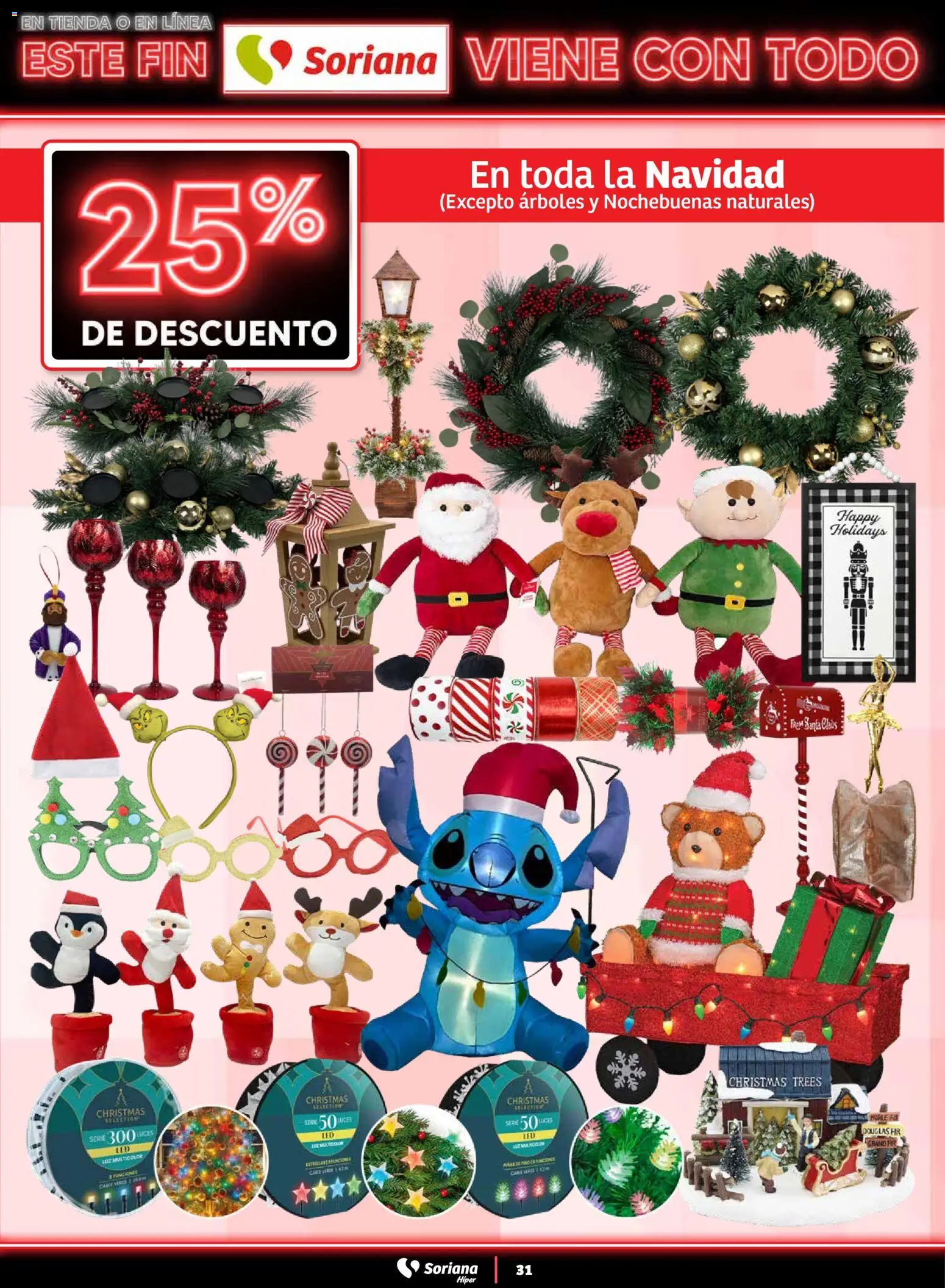 Nuevas ofertas de Soriana válidas en toda la República Mexicana desde el 05.11.2025. ¡Encuentra las mejores ofertas en Soriana - Este fin Soriana viene con todo Híper Nacional! | Página: 31