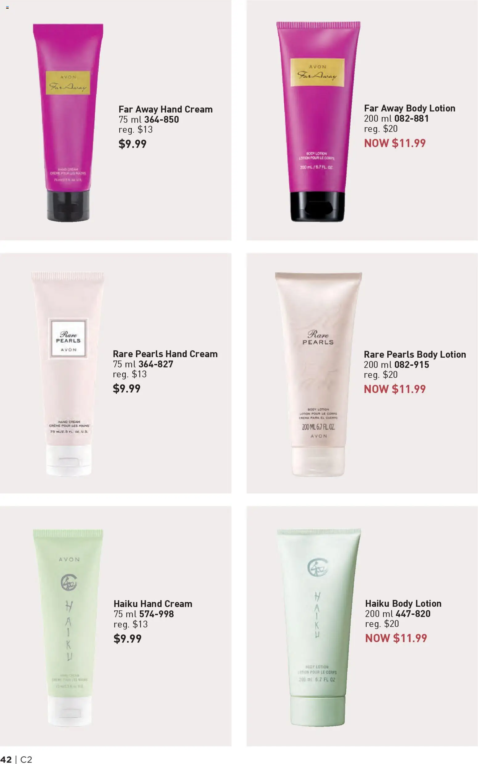 Avon flyer valid from 15.01.2026 | Page: 42 | Products: Cream, Body lotion, Hand cream