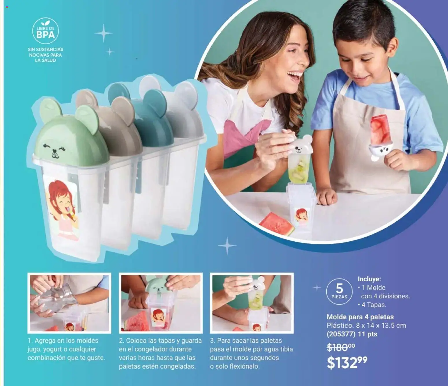 Nuevas ofertas de AVON válidas en toda la República Mexicana desde el 28.11.2025. ¡Encuentra las mejores ofertas en AVON Casa & Estilo 18 2025! | Página: 183 | Productos: Agua, Congelador, Molde, Té