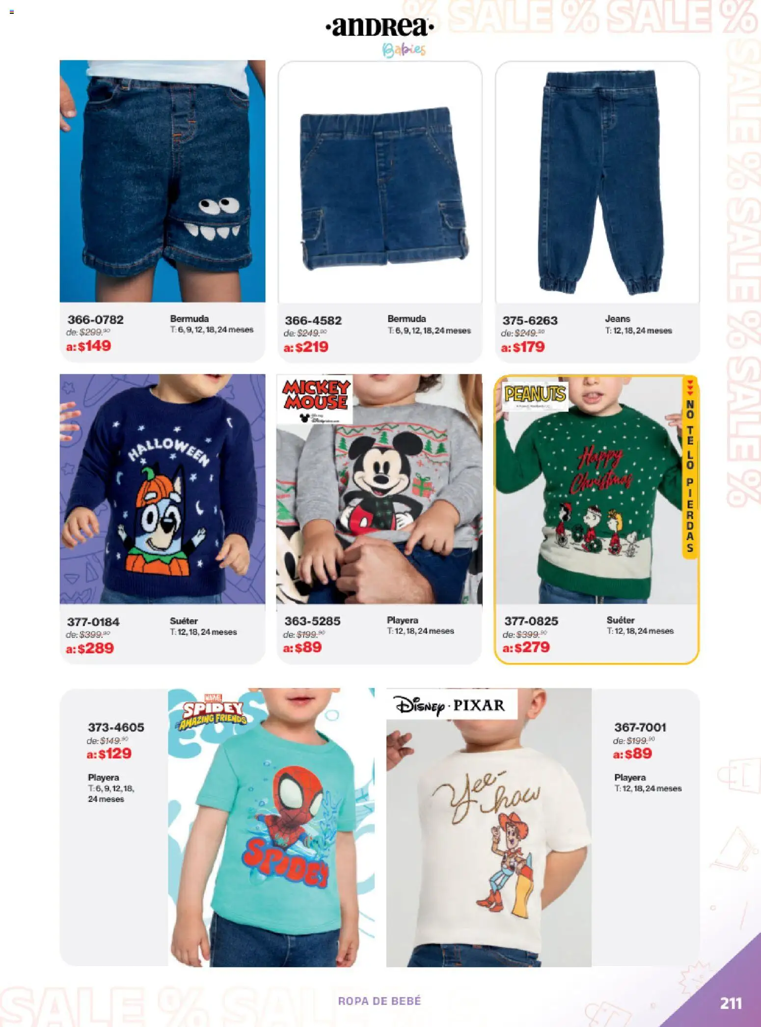 Nuevas ofertas de Andrea válidas en toda la República Mexicana desde el 21.12.2025. ¡Encuentra las mejores ofertas en Andrea catálogo Outlet! | Página: 211 | Productos: Suéter, Ropa, Playera, Bermuda