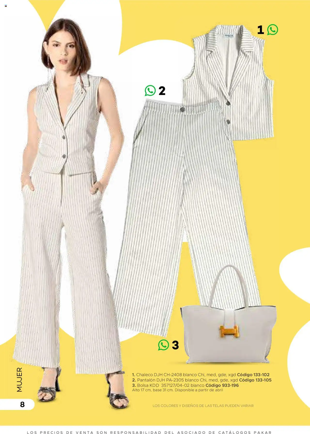 Nuevas ofertas de SC Pakar válidas en toda la República Mexicana desde el 31.01.2025. ¡Encuentra las mejores ofertas en SC Pakar catálogo Ropa! | Página: 8 | Productos: Chaleco, Bolsa