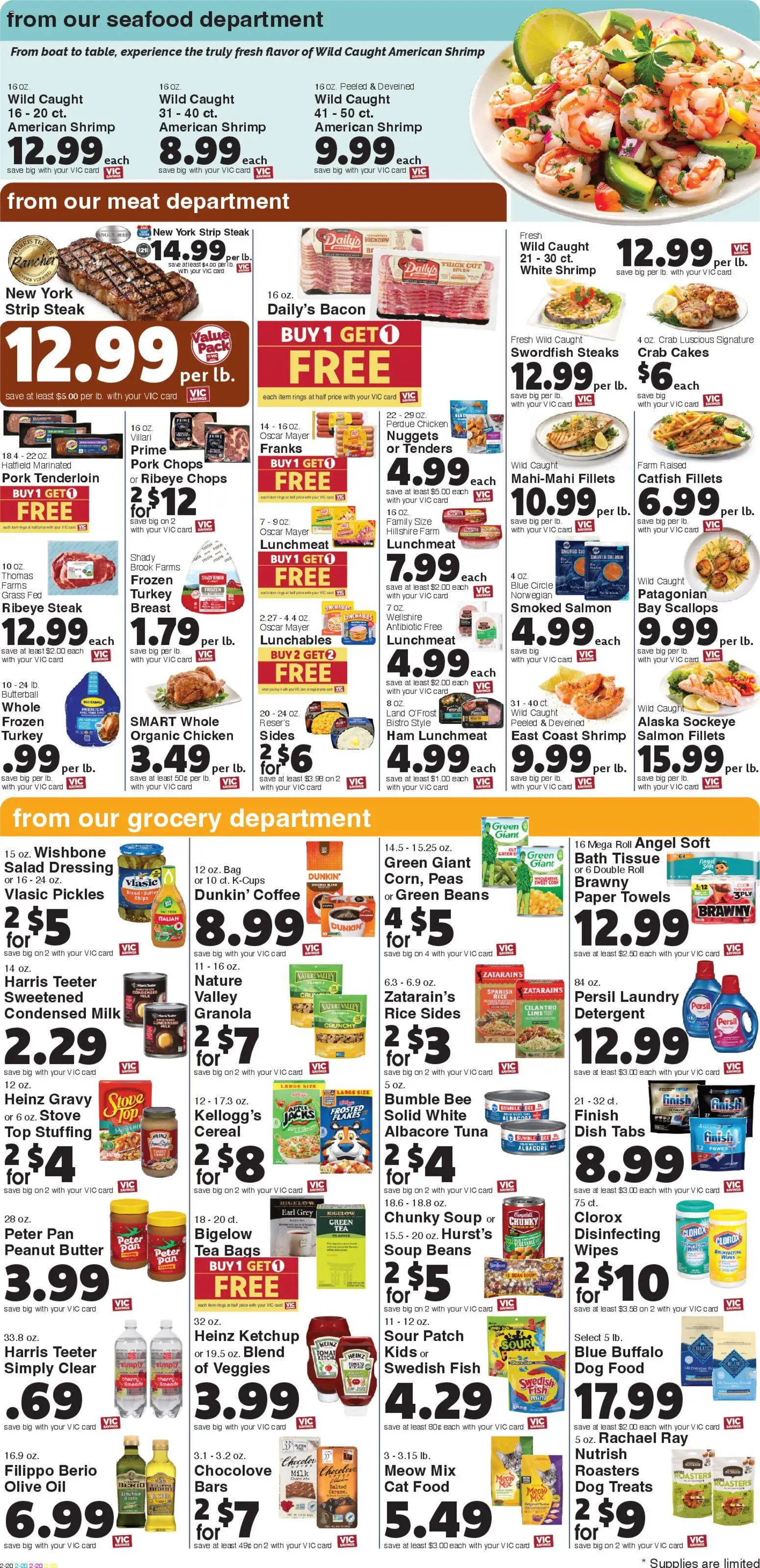 Harris Teeter Weekly Ad - SC - valid from 05.11.2025 | Page: 4 | Products: Pan, Dog Treats, Fish, Detergent
