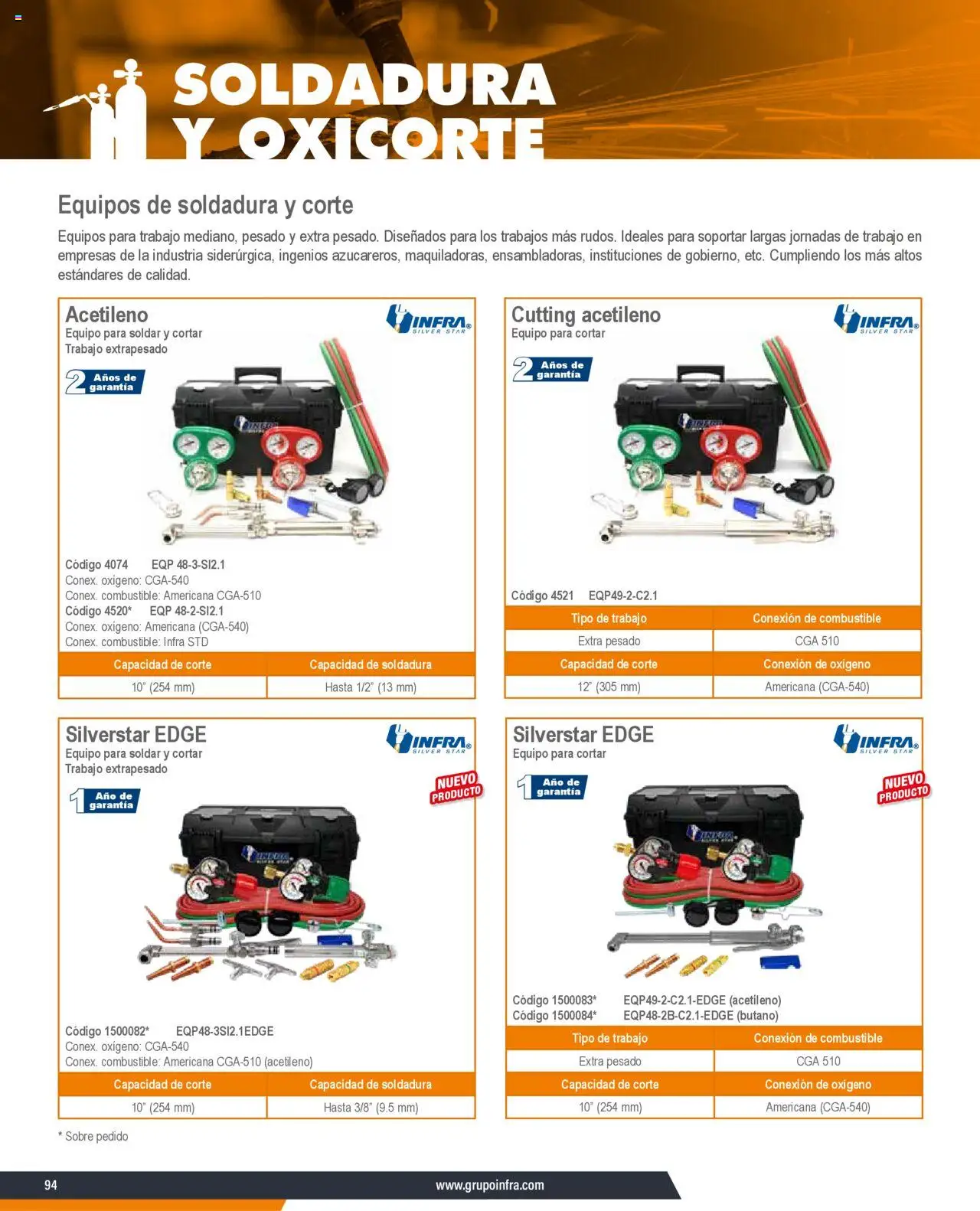 Nuevas ofertas de Infra válidas en toda la República Mexicana desde el 07.01.2025. ¡Encuentra las mejores ofertas en Infra catálogo Equipos de soldadura y oxicorte! | Página: 2 | Productos: Sobre
