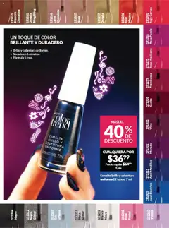 Vista previa de Negro Glitter, Negro Glitter nail polish, nuevo folleto de la tienda, válido en México a partir del 12.09.2025 | Página: 17