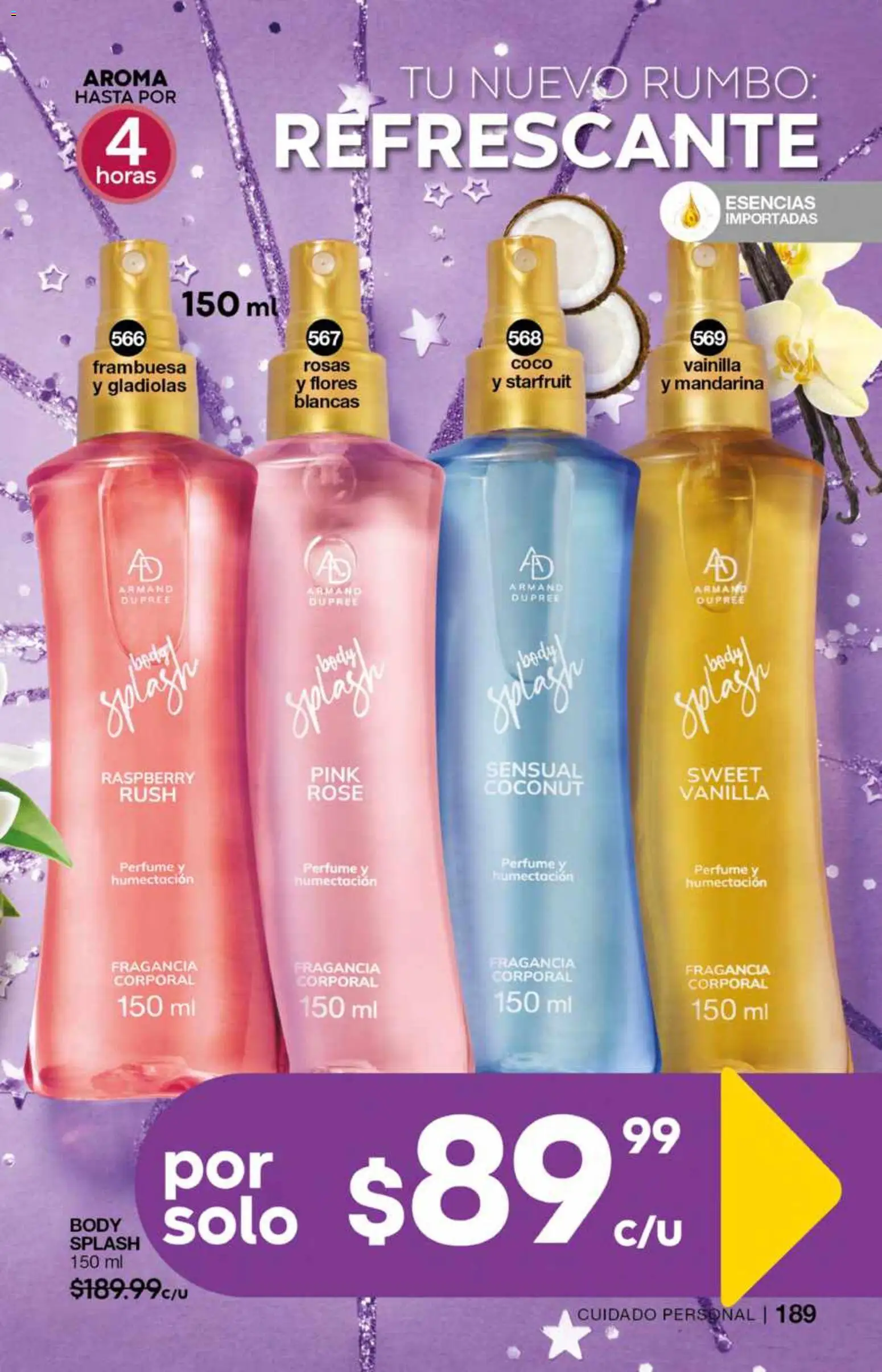 Nuevas ofertas de Fuller válidas en toda la República Mexicana desde el 26.11.2025. ¡Encuentra las mejores ofertas en Fuller campaña 17 2025! | Página: 191 | Productos: Esencias, Body, Perfume, Fragancia