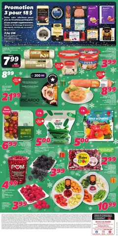 Preview of IGA weekly flyer / circulaire from shop IGA valid from 18.12.2025 | Page: 4 | Products: Cucumbers, Cheese, Apples, Tomatoes