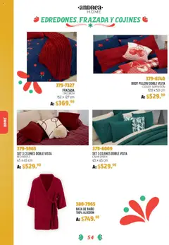 Nuevas ofertas de Andrea válidas en toda la República Mexicana desde el 24.08.2025. ¡Encuentra las mejores ofertas en Andrea - Catálogo Fiestas Patrias! | Página: 54 | Productos: Bata de baño, Algodón, Baño, Bata