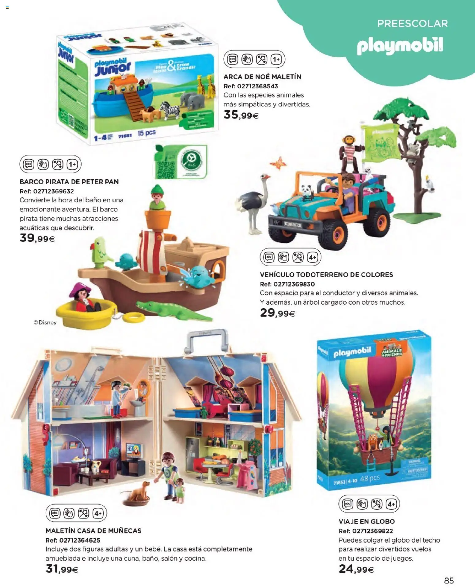 Nuevas ofertas de El Corte Inglés válidas en toda la República Mexicana desde el 27.10.2025. ¡Encuentra las mejores ofertas en El Corte Inglés catálogo Juguetes! | Página: 85 | Productos: Pan, Baño