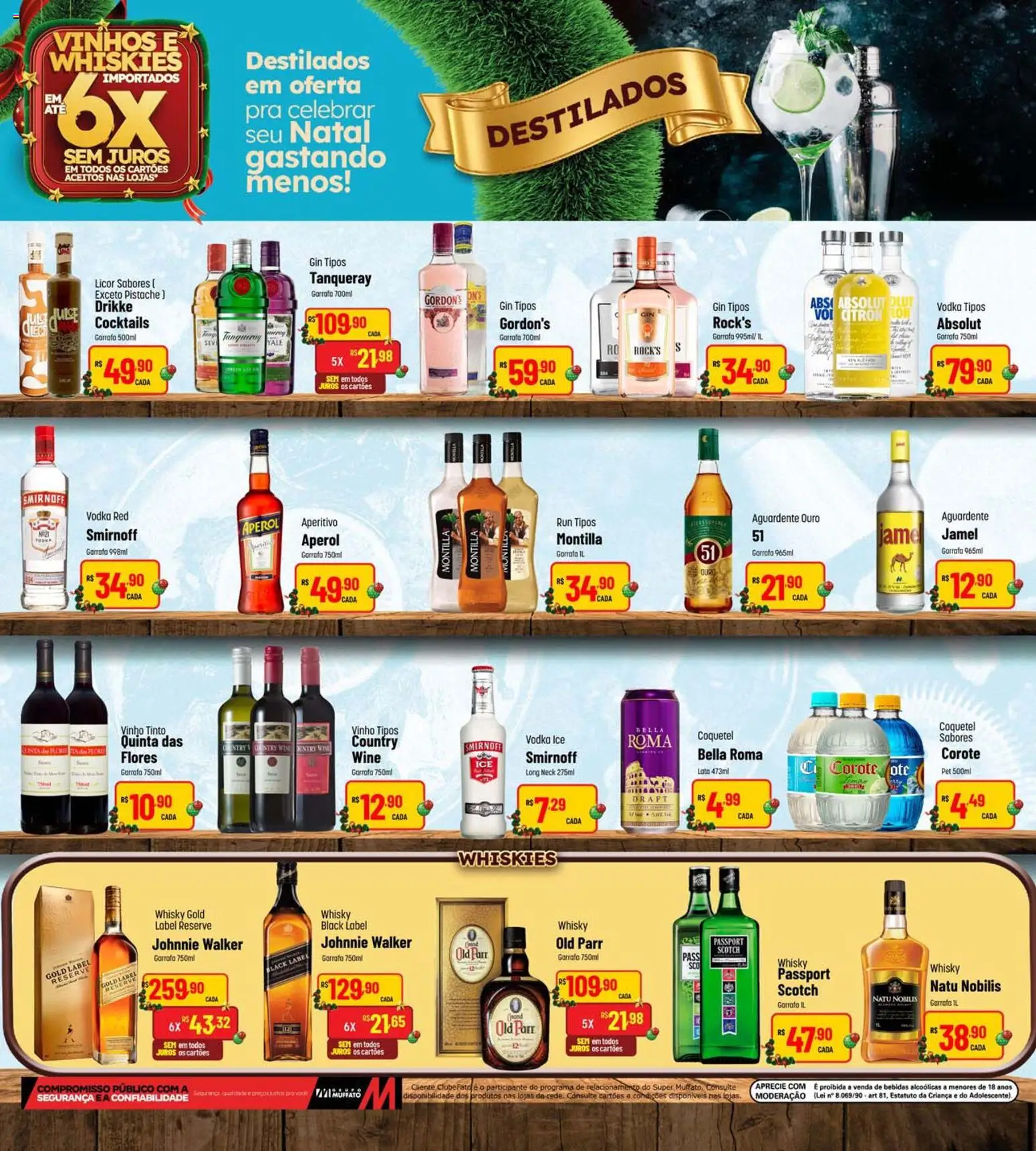 Super Muffato Folheto - válido de 13.12.2025 | Página: 9 | Produtos: Pistache, Whisky, Licor, Flores