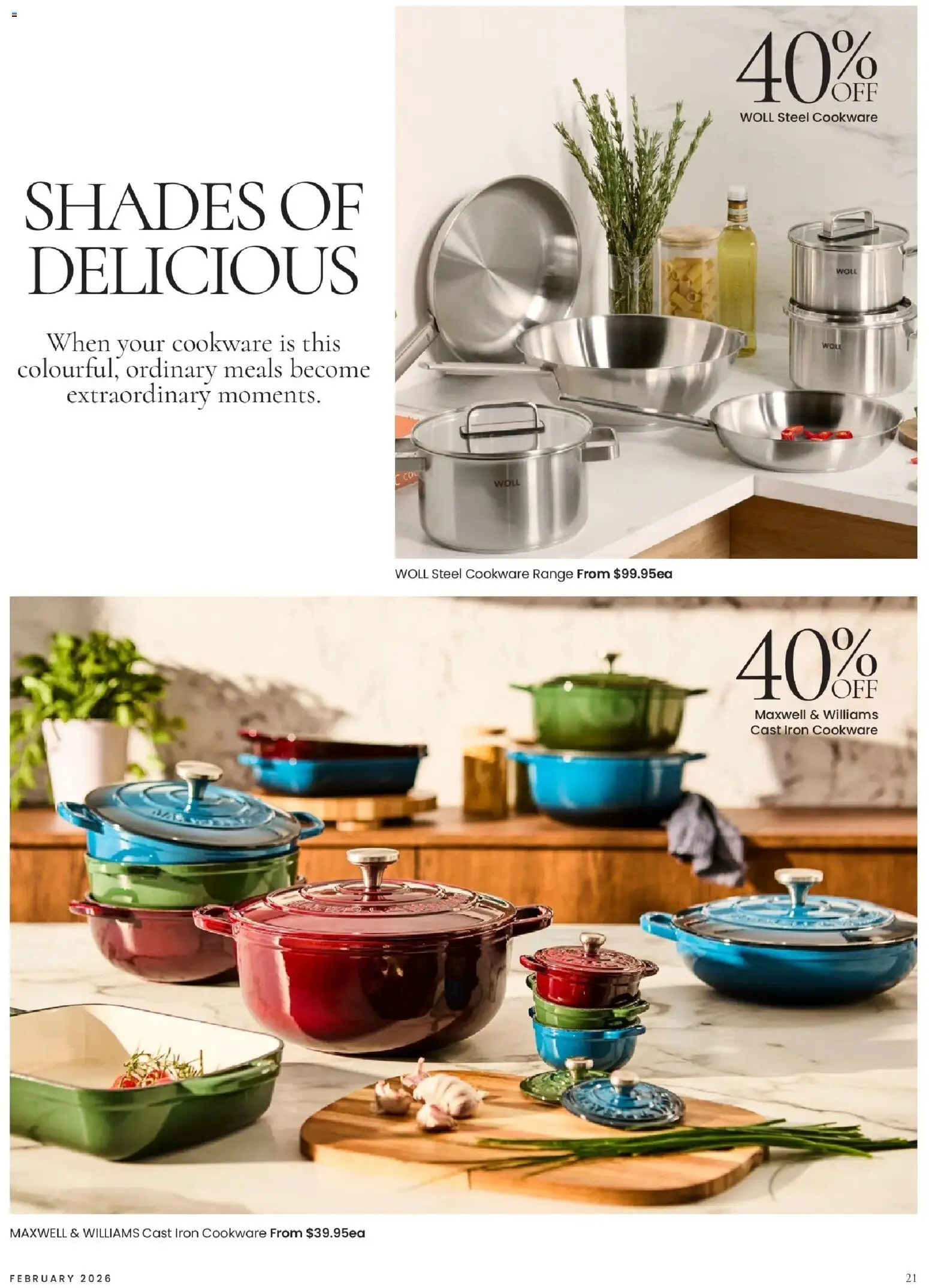 Myer catalogue - valid from 03.02.2026 | Page: 21 | Products: Cookware, Iron