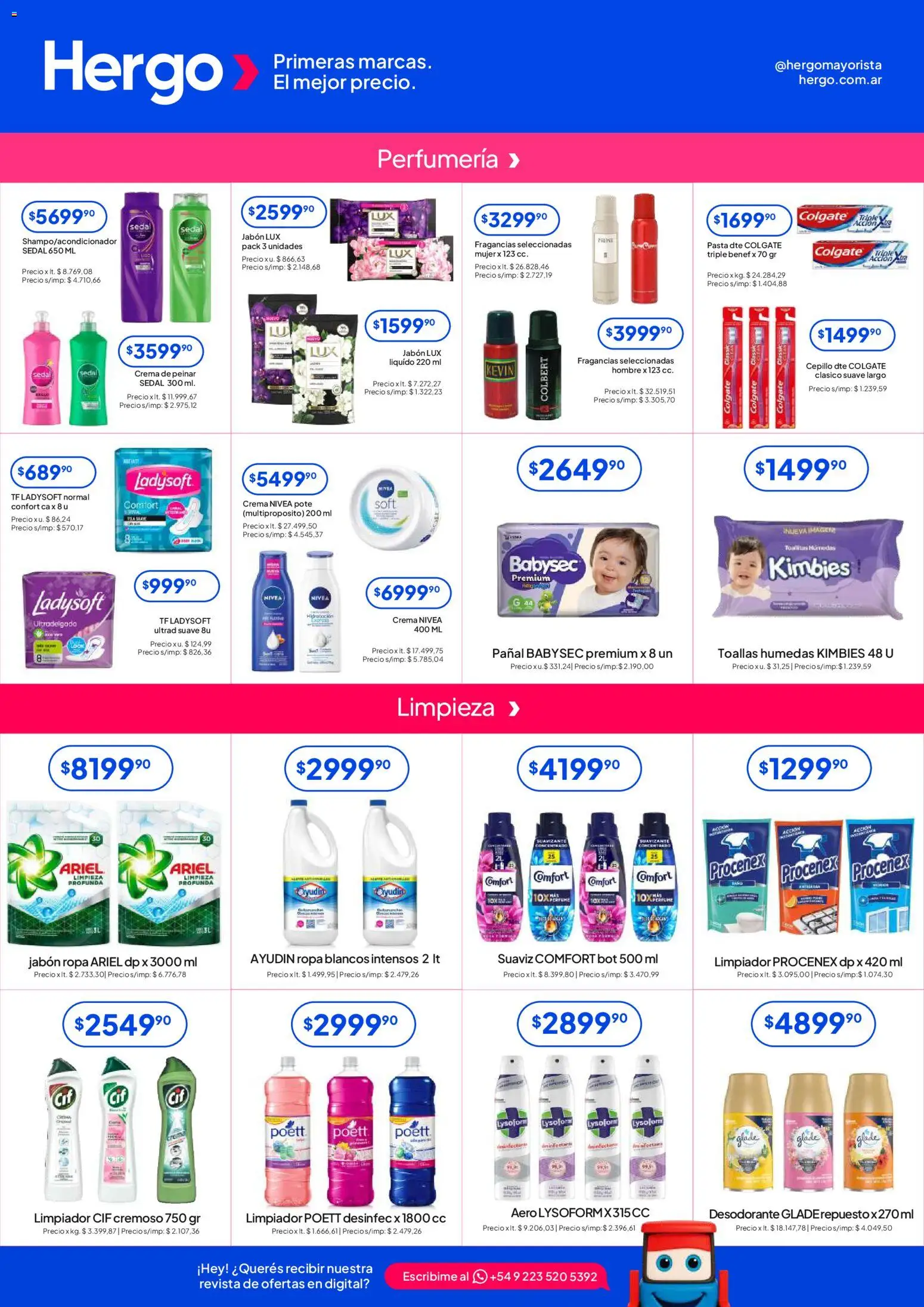 Hergo catálogo │ válido desde el 04.03.2026 | Página: 4 | Productos: Toallas, Toallitas húmedas, Jabón, Crema