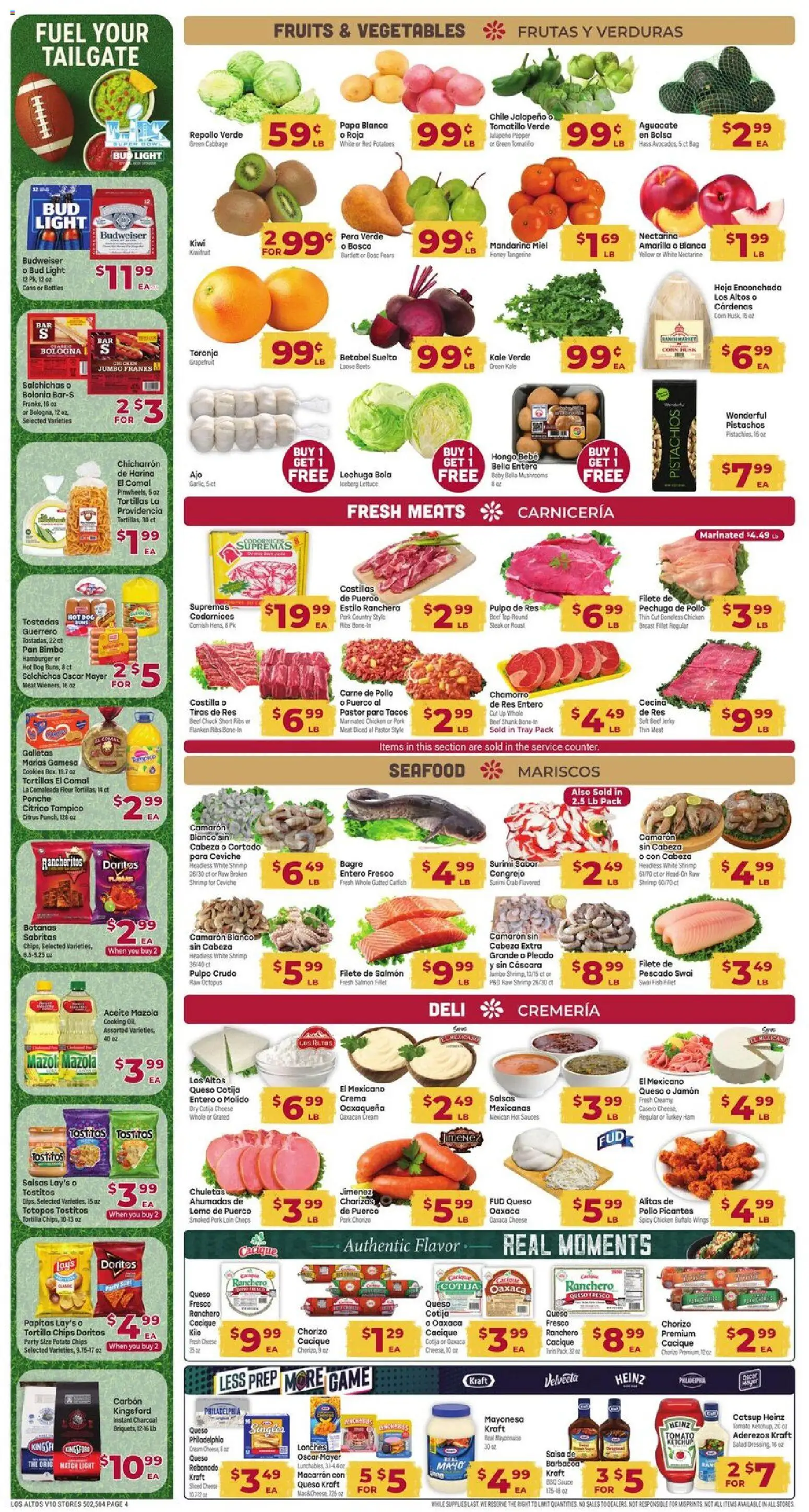 Cardenas Weekly Ad - AZ - valid from 04.02.2026 | Page: 4 | Products: Ketchup, Kiwi, Vegetables, Mayonnaise