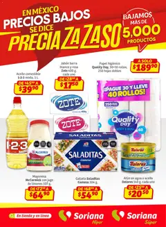 Vista previa de Soriana - Preciazazaso Súper: Ags, Col, Gto, Jal, Mich, nuevo folleto de la tienda, válido en México a partir del 12.02.2026