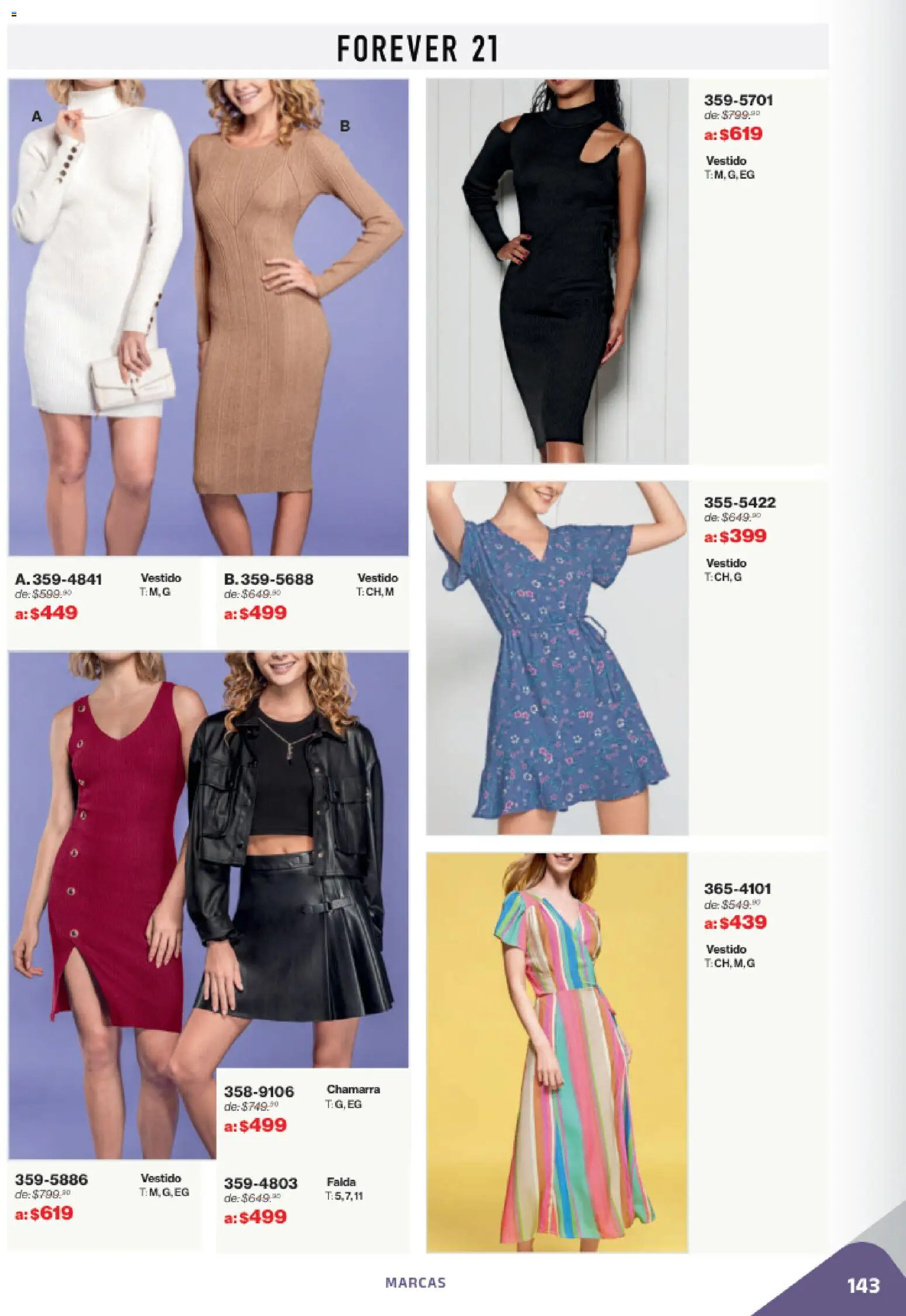 Nuevas ofertas de Andrea válidas en toda la República Mexicana desde el 02.11.2025. ¡Encuentra las mejores ofertas en Andrea catálogo Outlet! | Página: 143 | Productos: Chamarra, Vestido, Falda