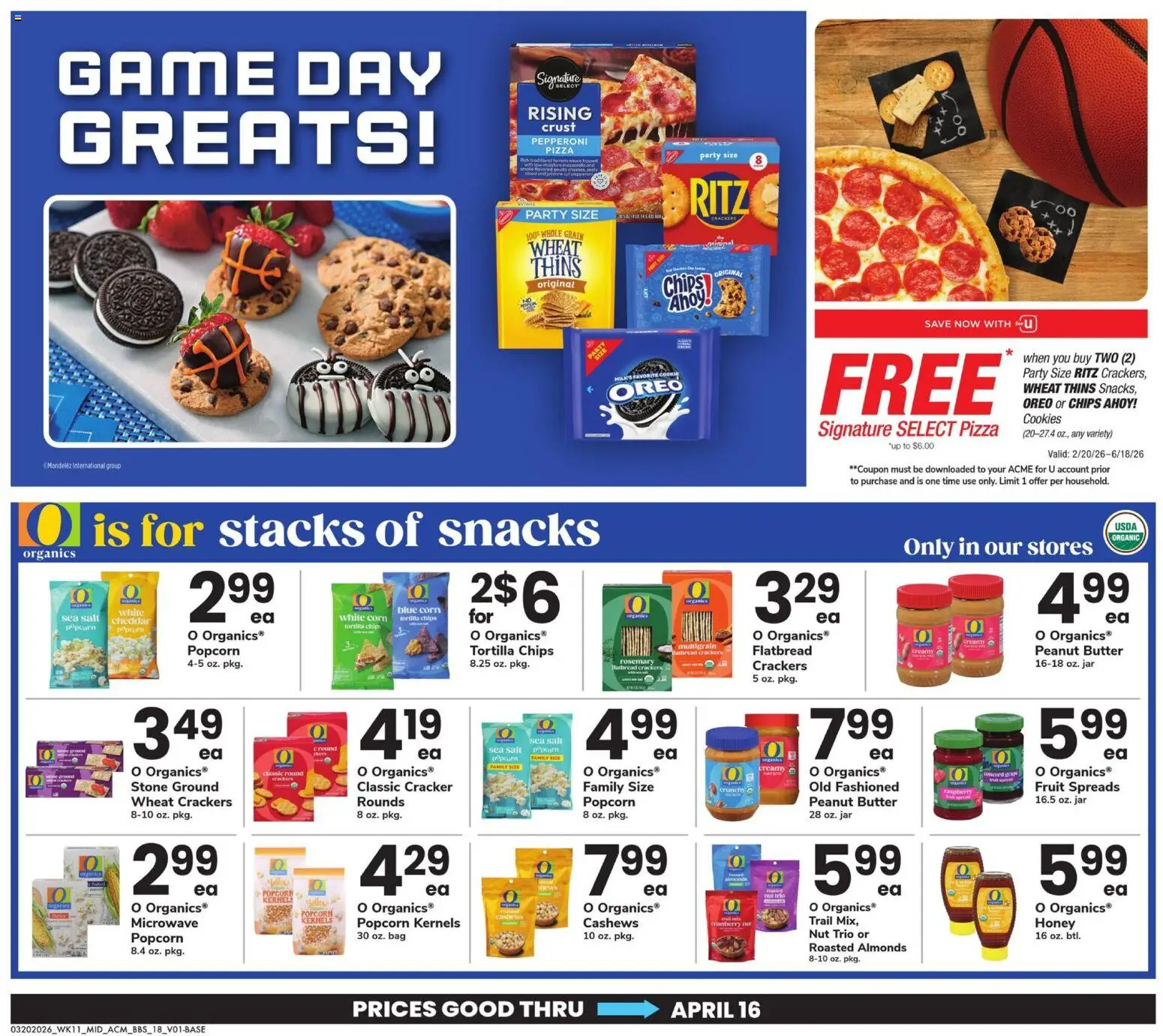 Acme Big Book of Savings - valid from 20.03.2026 | Page: 18 | Products: Butter, Cookies, Salt, Bag