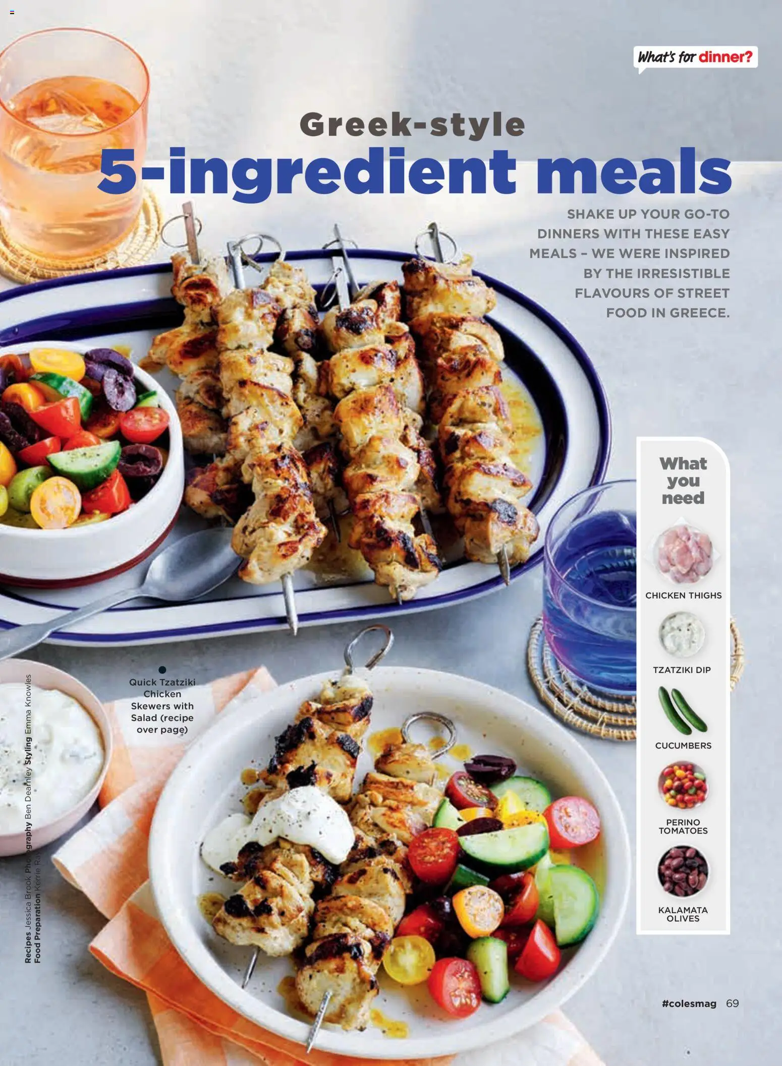 Coles catalogue - valid from 02.01.2026 | Page: 69 | Products: Chicken, Olives, Cucumbers, Salad