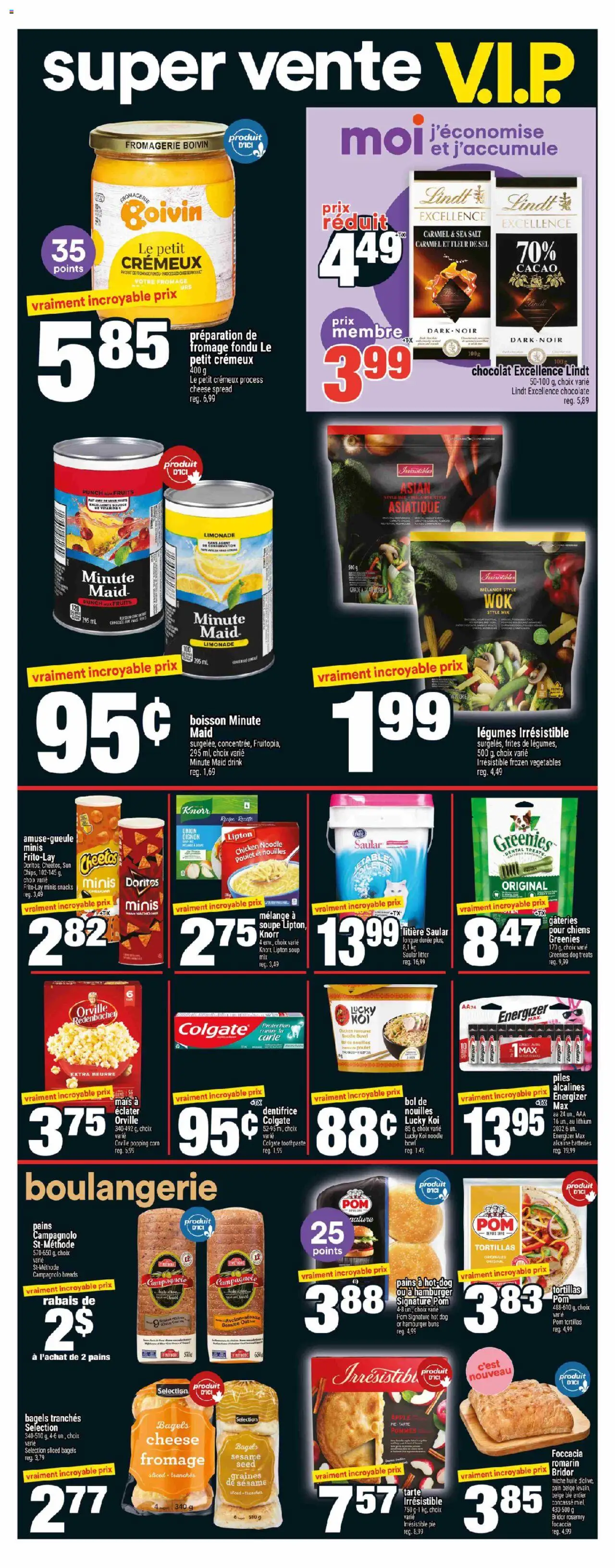Super C flyer valid from 14.08.2025 | Page: 8 | Products: Toothpaste, Cheese, Chocolate, Chicken