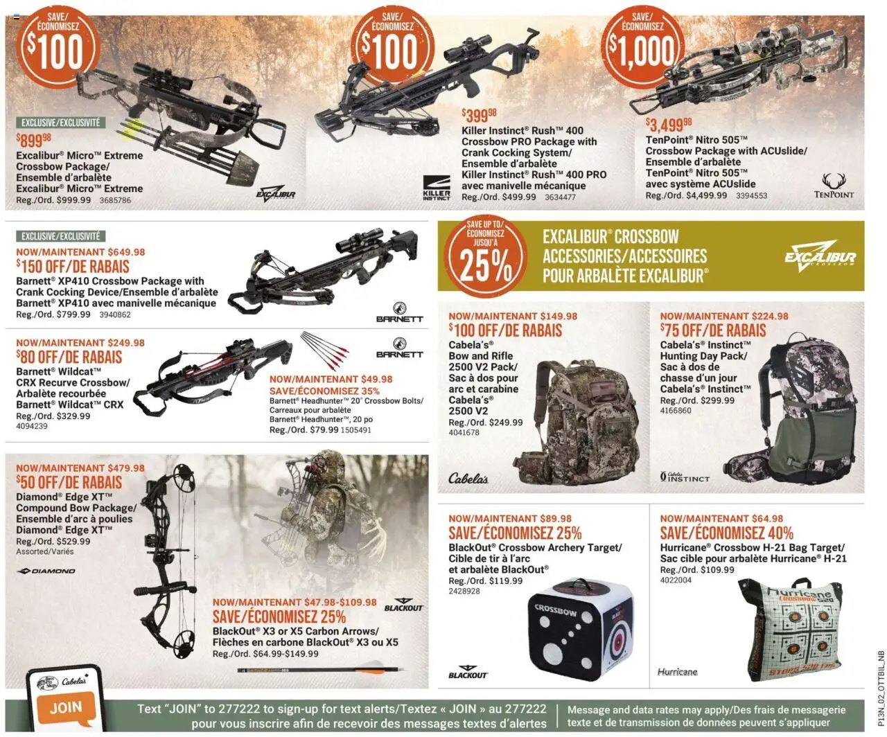 Cabelas flyer valid from 09.10.2025 | Page: 3 | Products: Bag