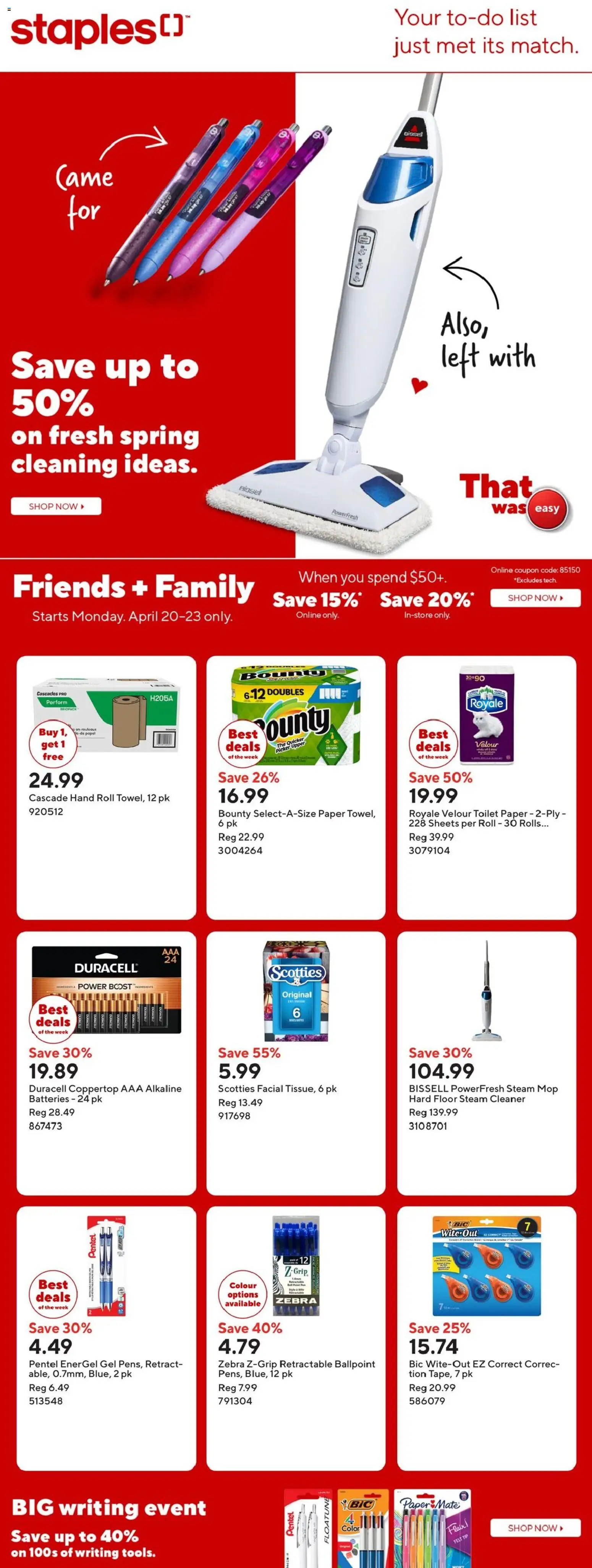 Staples flyer valid from 17.04.2026 | Page: 1