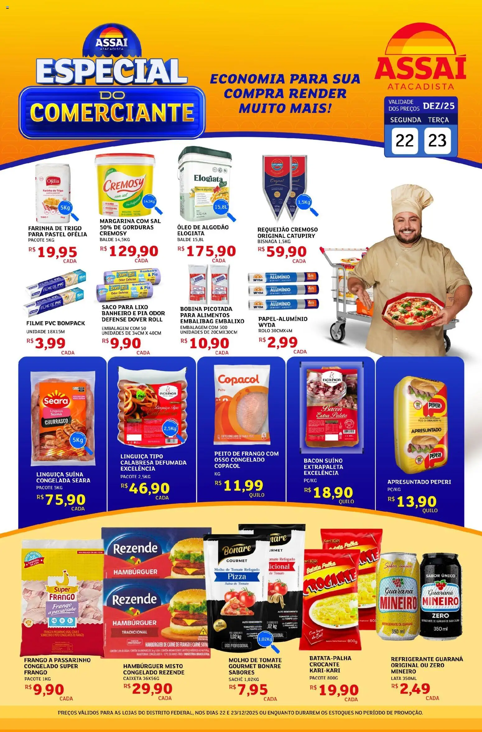 Assaí Atacadista Folheto - válido de 22.12.2025 | Página: 1 | Produtos: Rolo, Carne de frango, Carne, Algodão