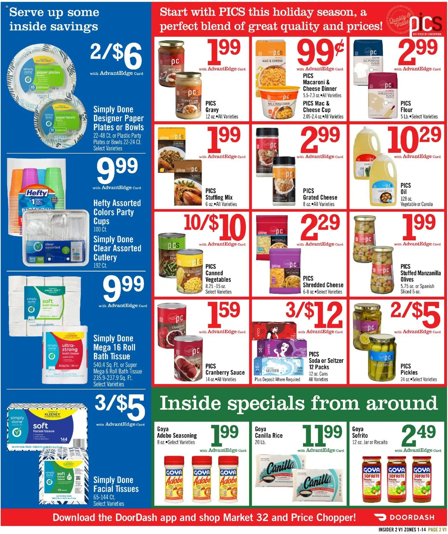 Price Chopper Flyer - valid from 29.11.2025 | Page: 2 | Products: Cheese, Rice, Beef, Sauce