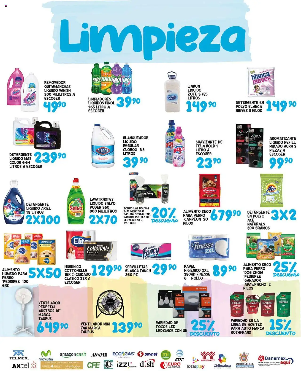 Nuevas ofertas de Alsuper válidas en toda la República Mexicana desde el 19.08.2025. ¡Encuentra las mejores ofertas en Alsuper folleto! | Página: 5 | Productos: Quitamanchas, Detergente, Suavizante, Polvo